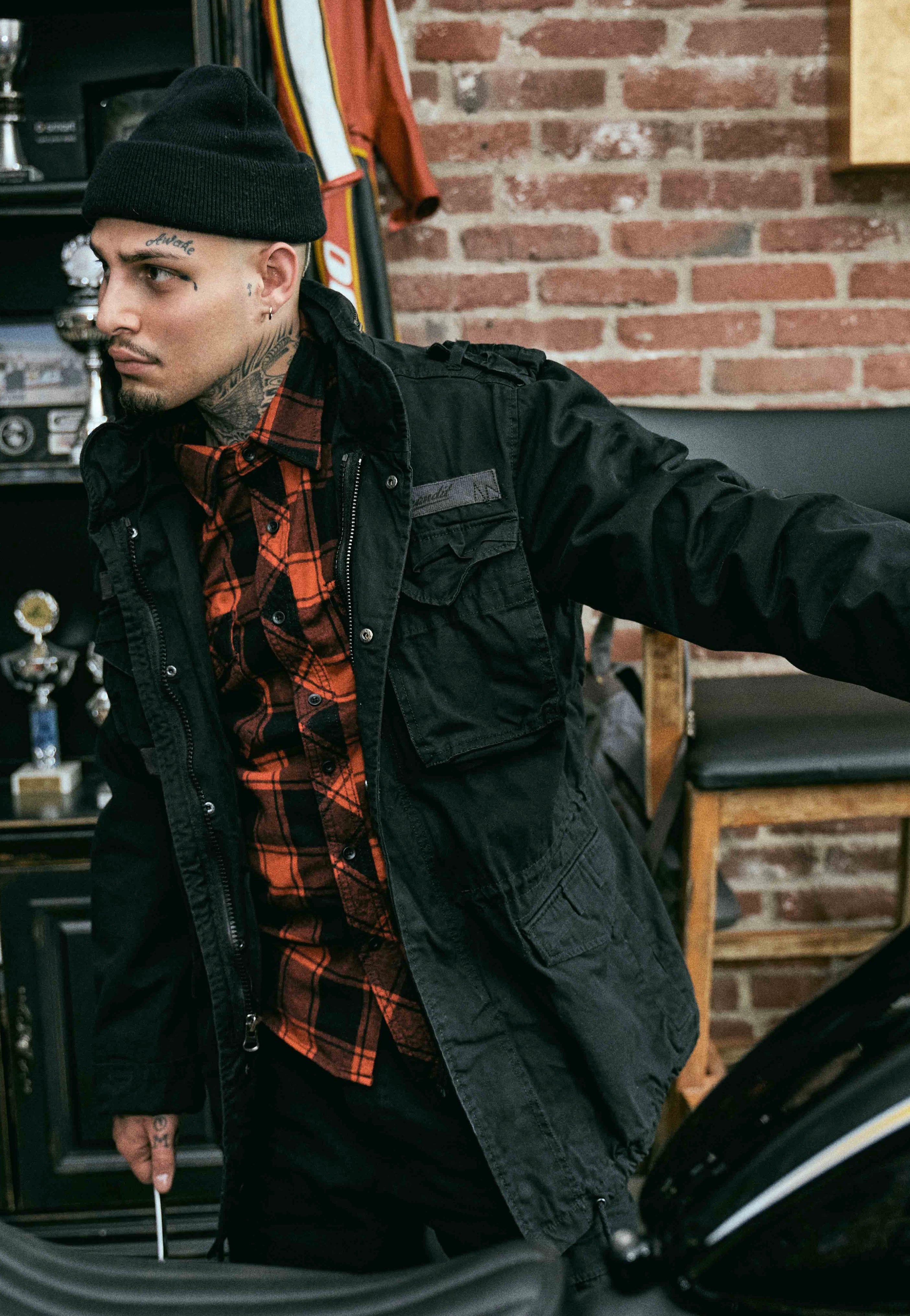 Brandit - Lumberjacket Red/Black - Jacket | Men-Image