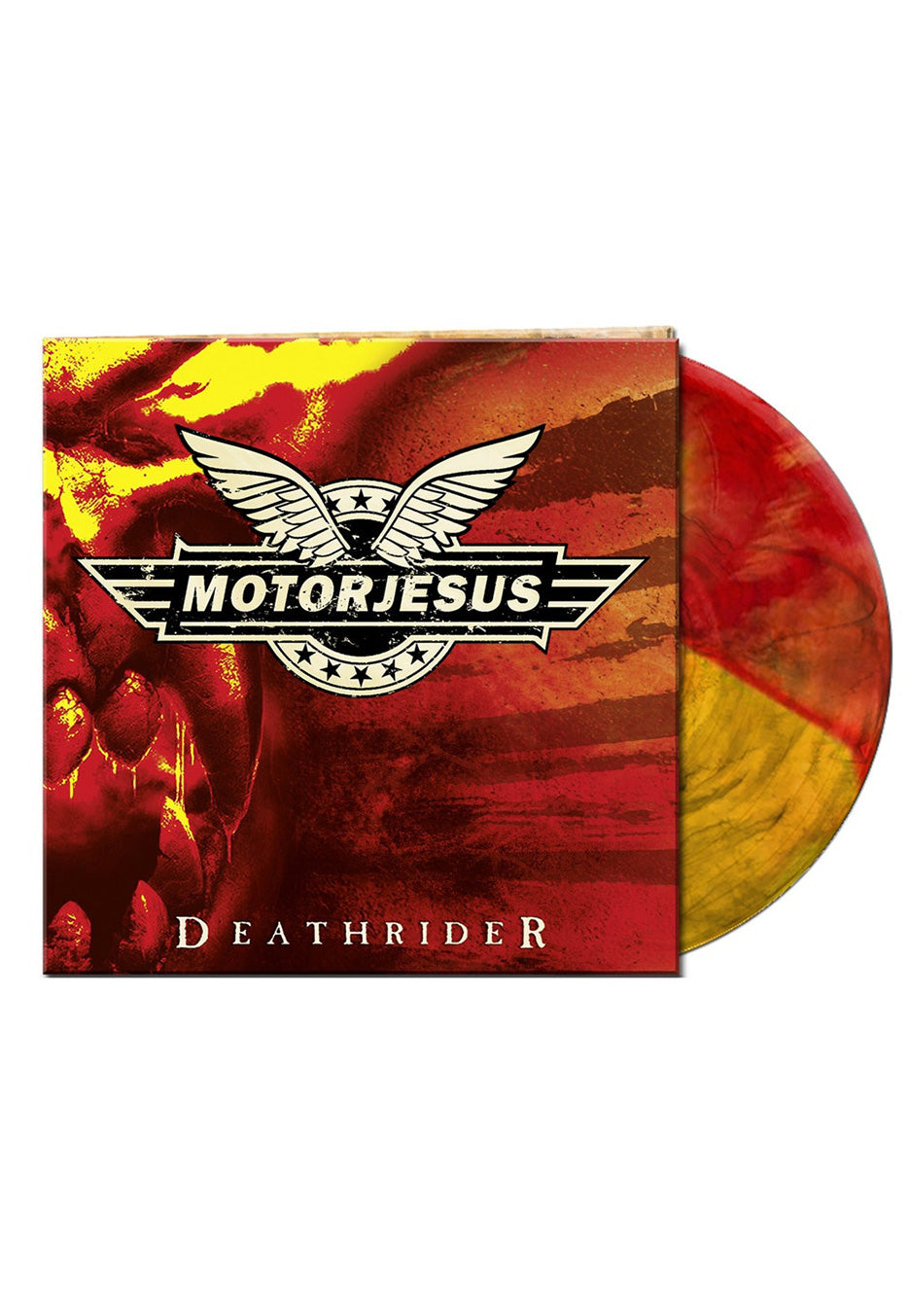 Motorjesus - Deathrider Yellow/Red/Orange - Colored Vinyl | Neutral-Image