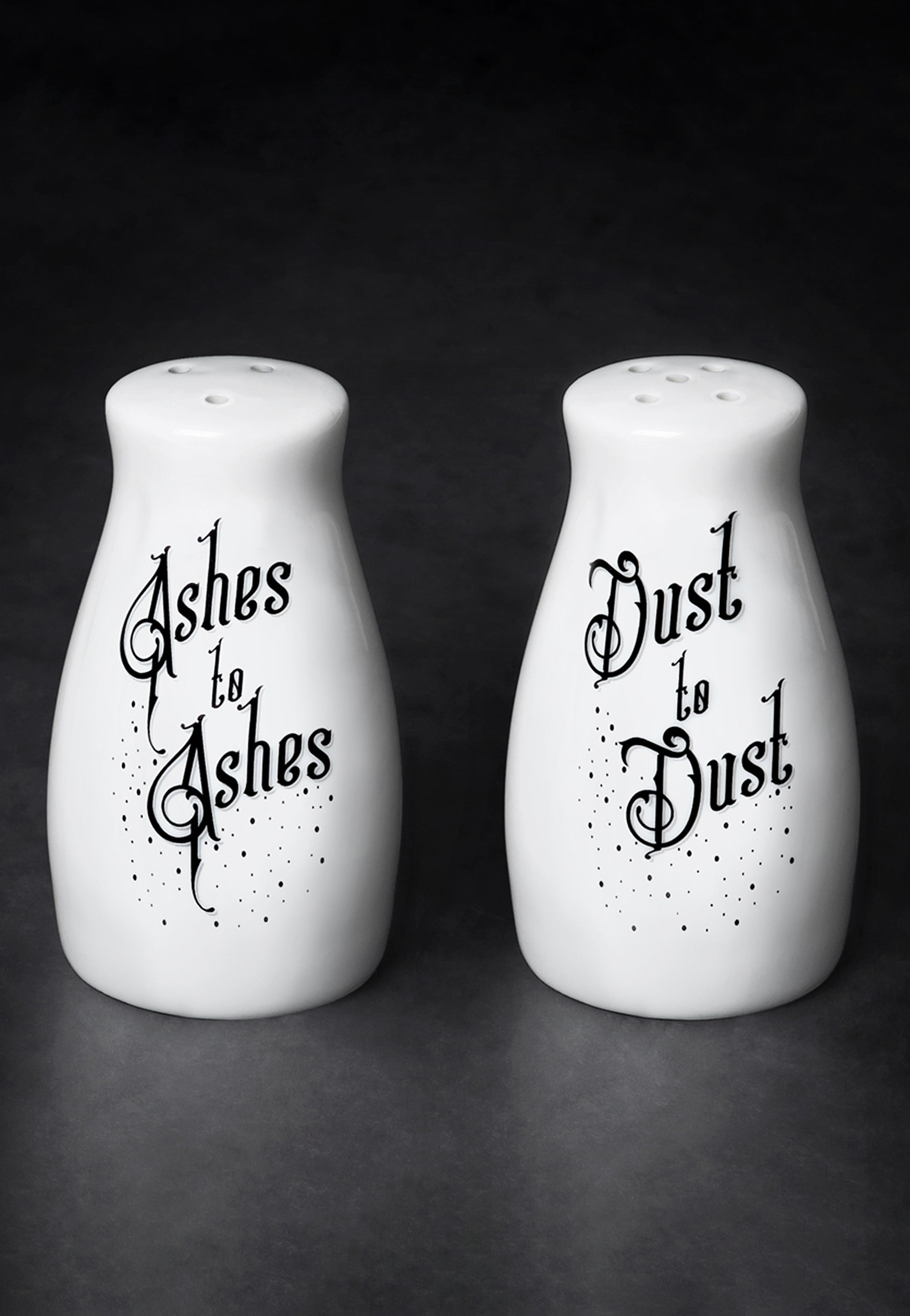 Alchemy England - Ashes/Dust - Salt and Pepper Shakers | Neutral-Image