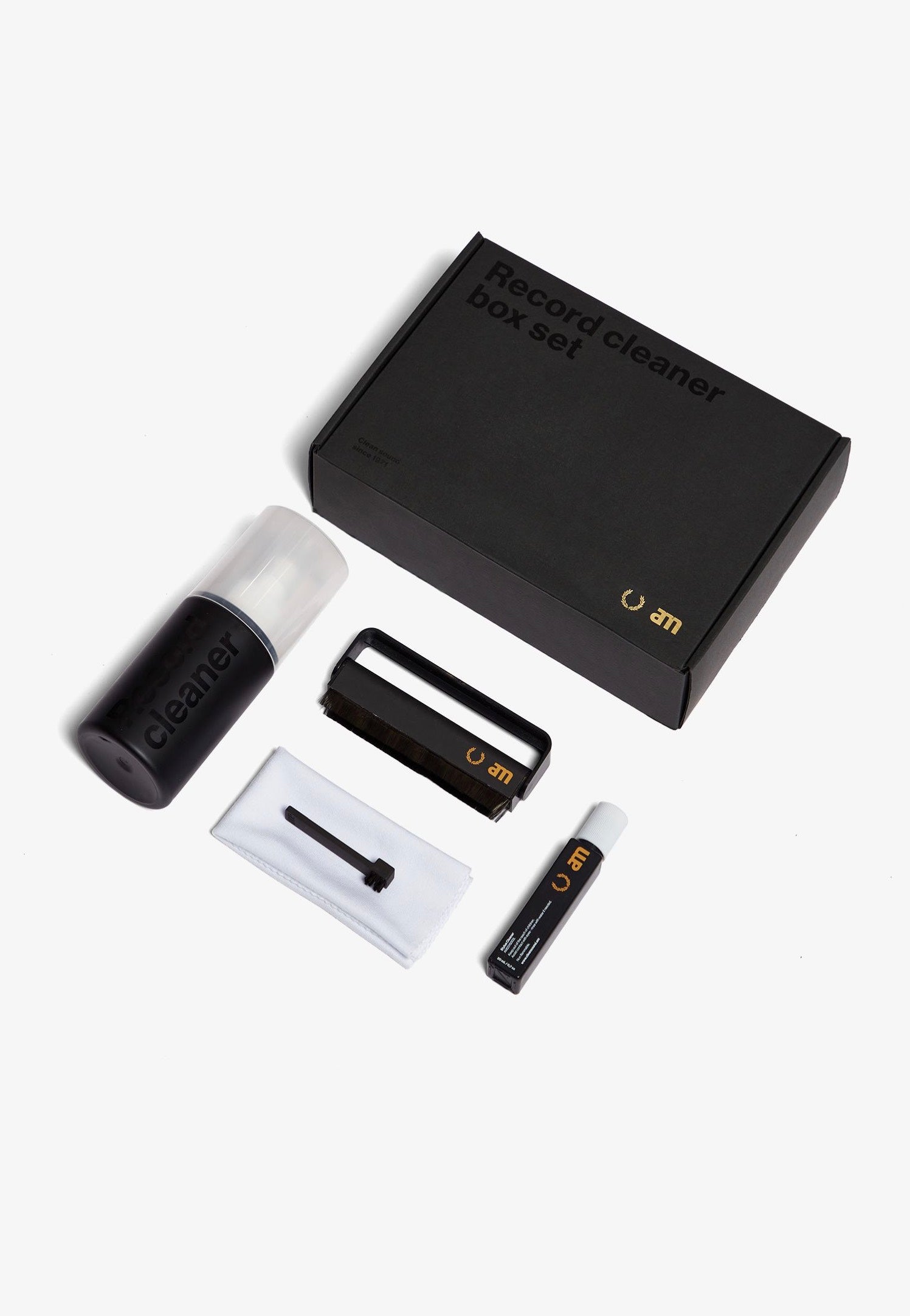 Fred Perry - FP x AM Record Black - Cleaning Kit | Neutral-Image