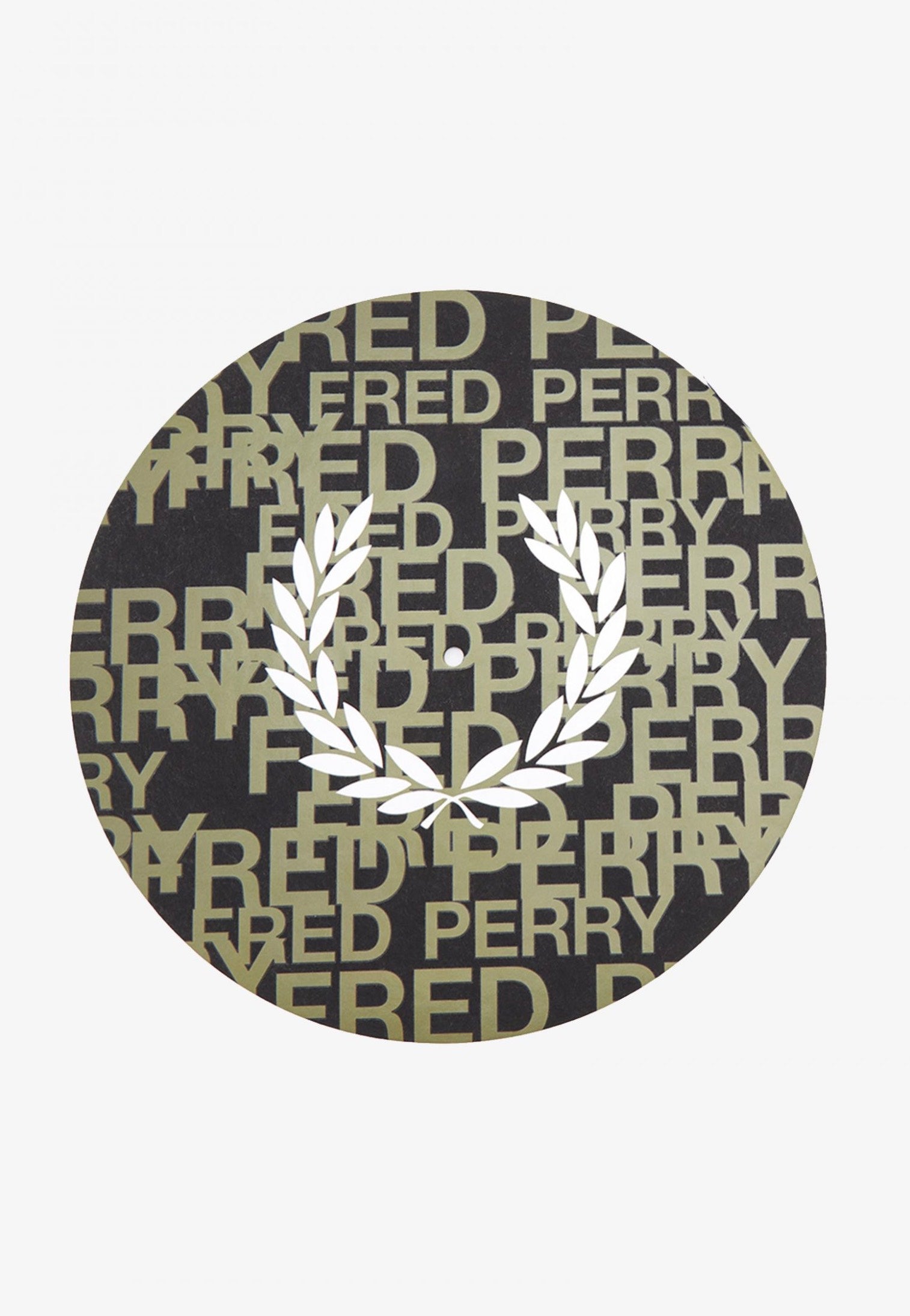 Fred Perry - FP x AM Anti Static White/Uniform Green - Slipmat | Neutral-Image