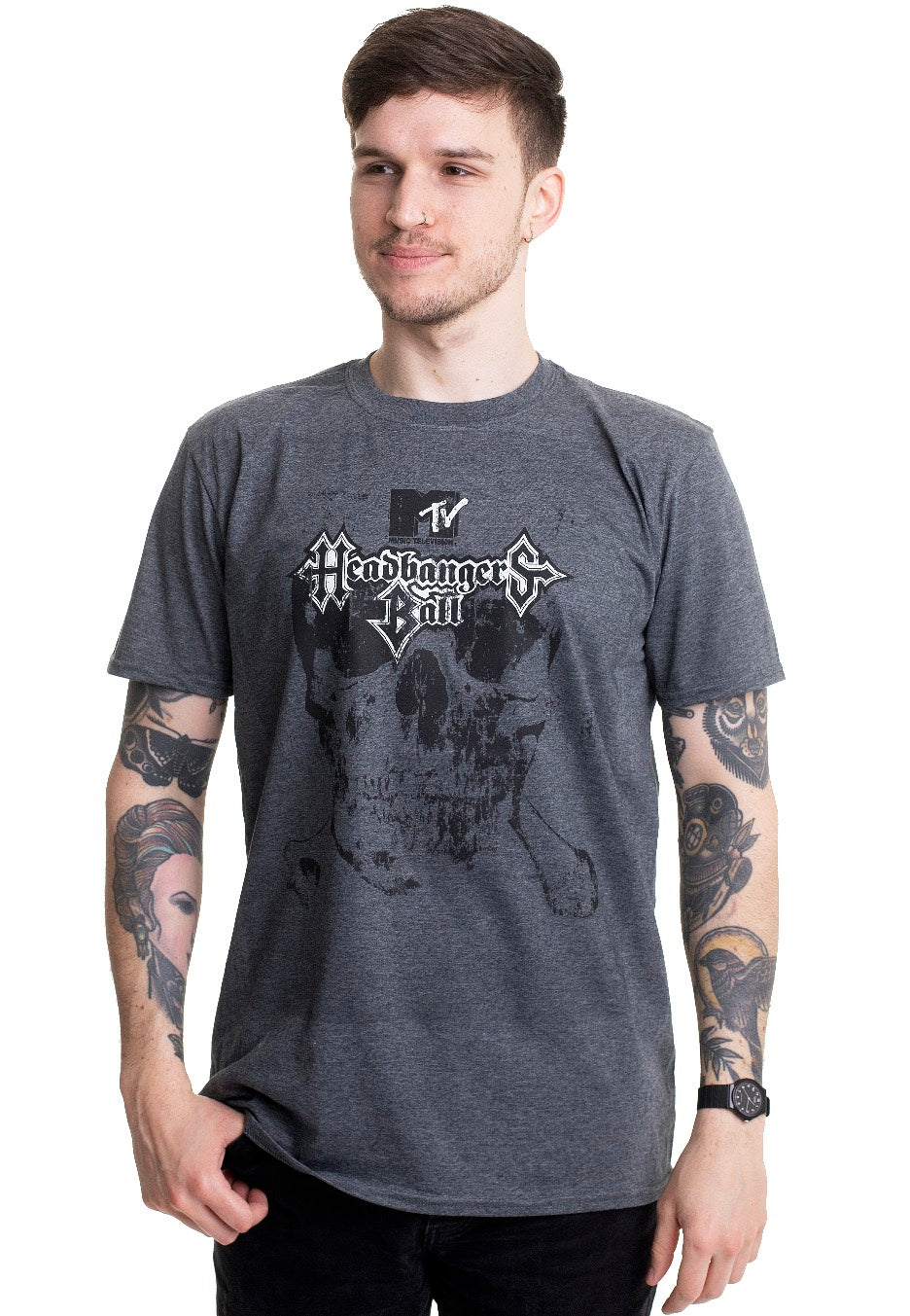 MTV - Headbanger Ball Dark Heather - T-Shirt | Men-Image