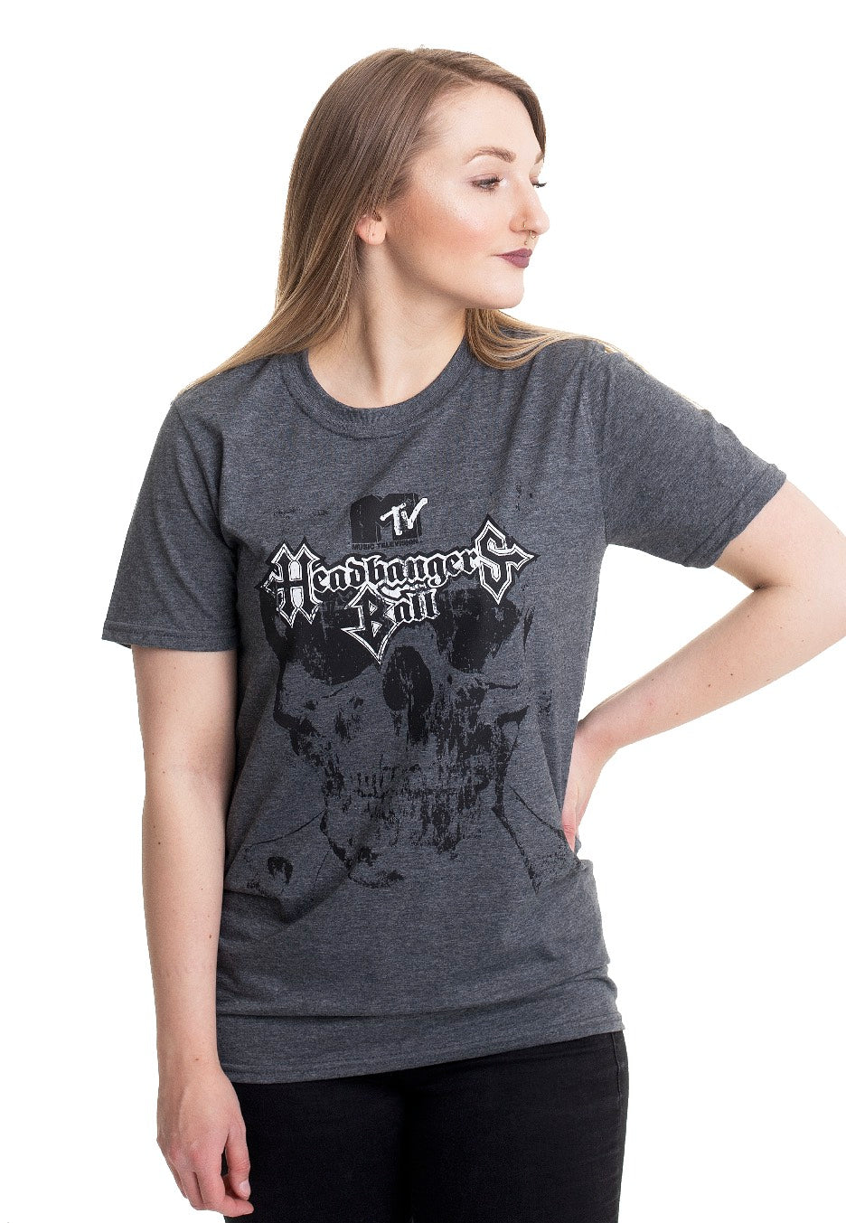 MTV - Headbanger Ball Dark Heather - T-Shirt | Women-Image