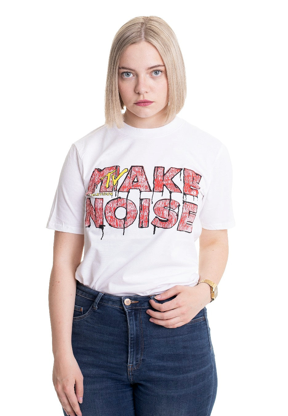 MTV - Make Noise White - T-Shirt | Women-Image