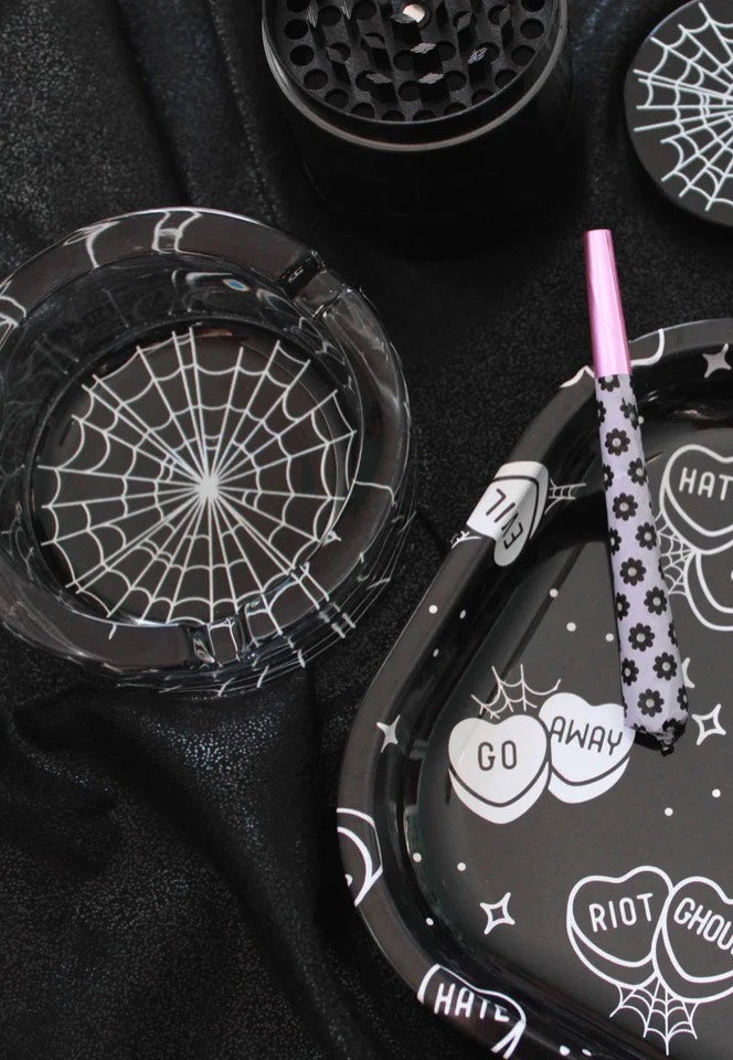 Sourpuss Clothing - Spiderweb - Ashtray | Neutral-Image