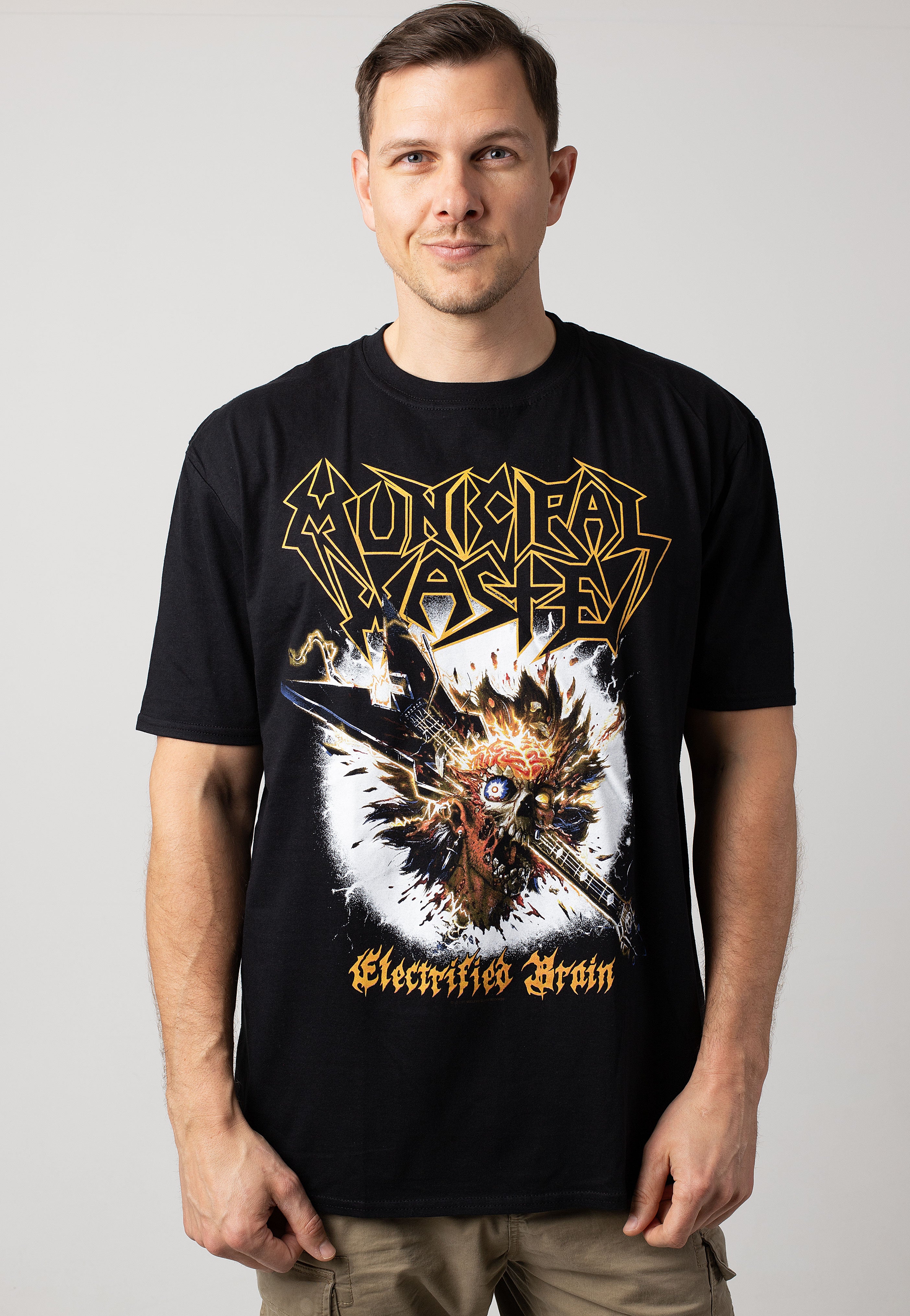 Municipal Waste - Electrified Brain - T-Shirt | Men-Image