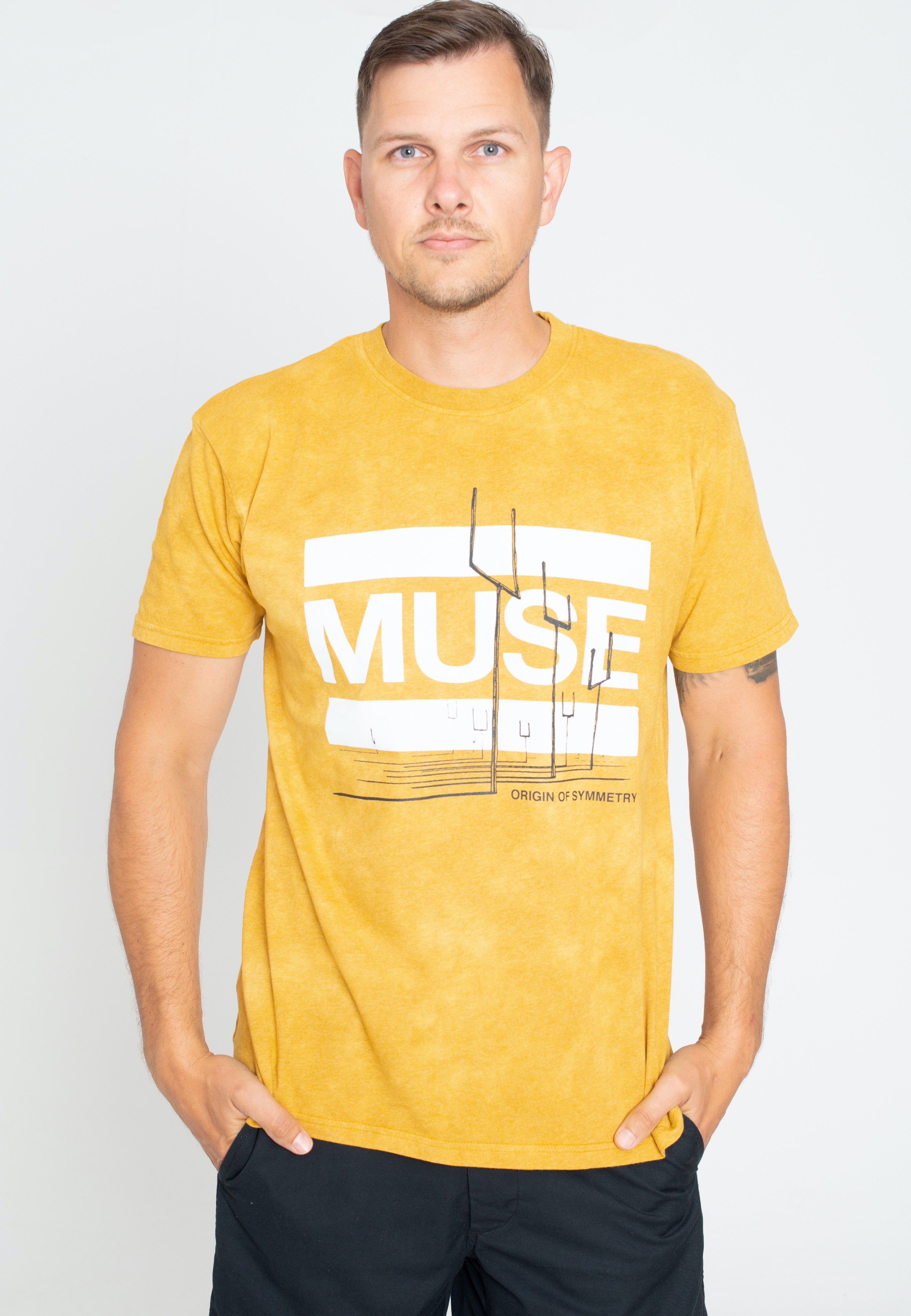 Muse - Origin Of Symmetry Dip-Dye Orange - T-Shirt | Men-Image