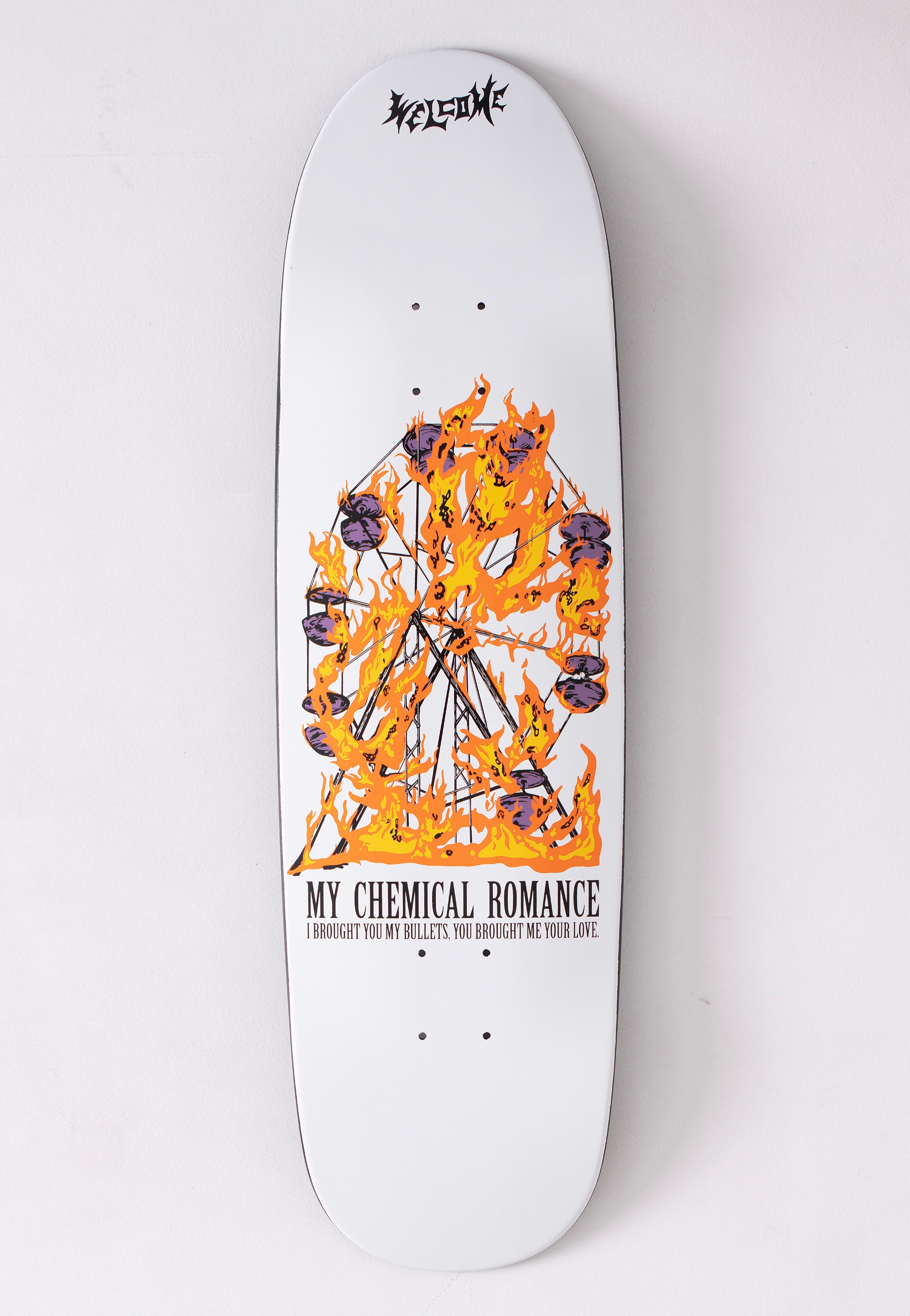 My Chemical Romance x Welcome - I Brought You My Bullets, You Brought Me Your Love - Skate Deck | Neutral-Image