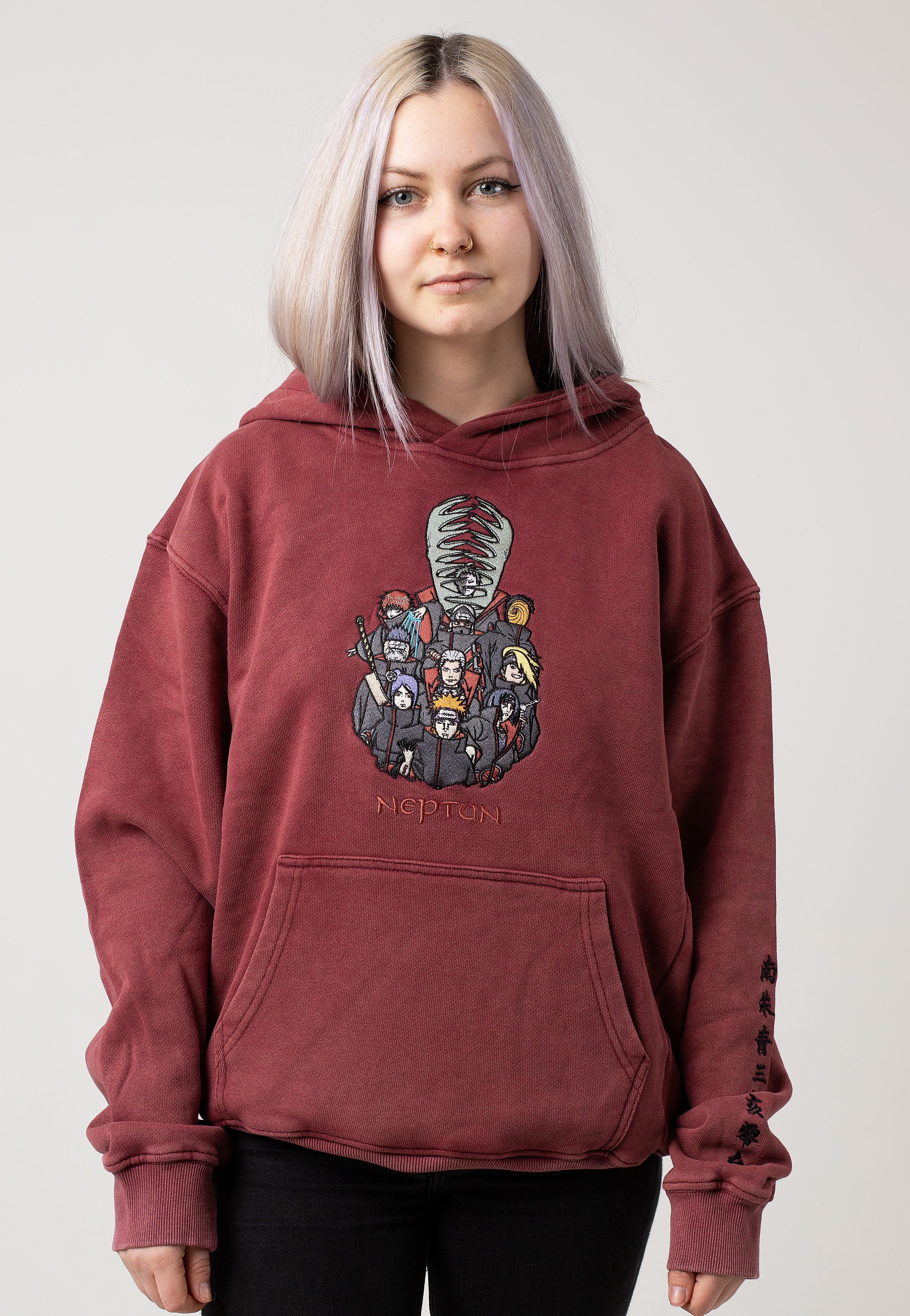 Naruto - Akatsuki Red - Hoodie | Women-Image