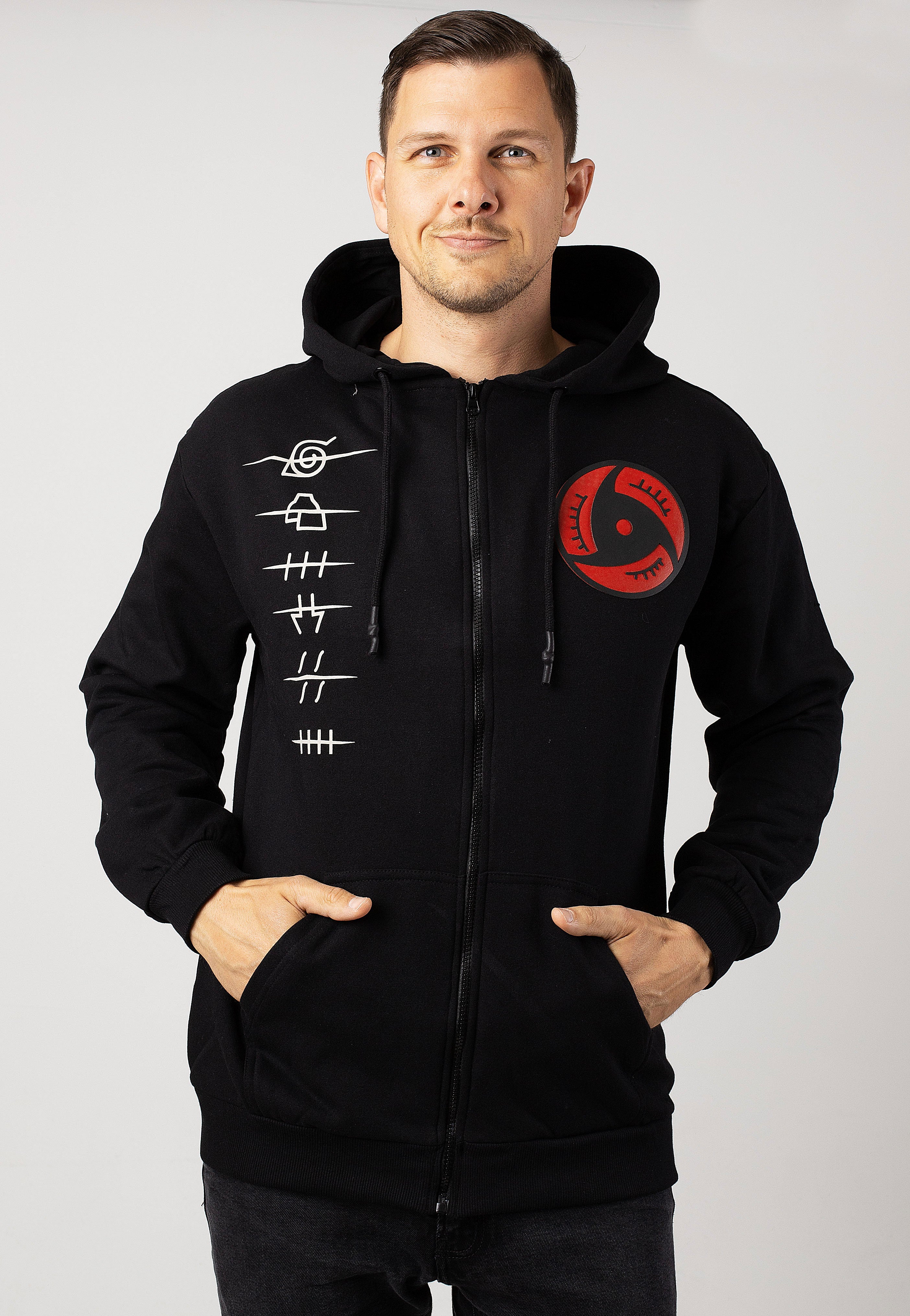 Naruto - Akatsuki Symbols - Zipper | Men-Image