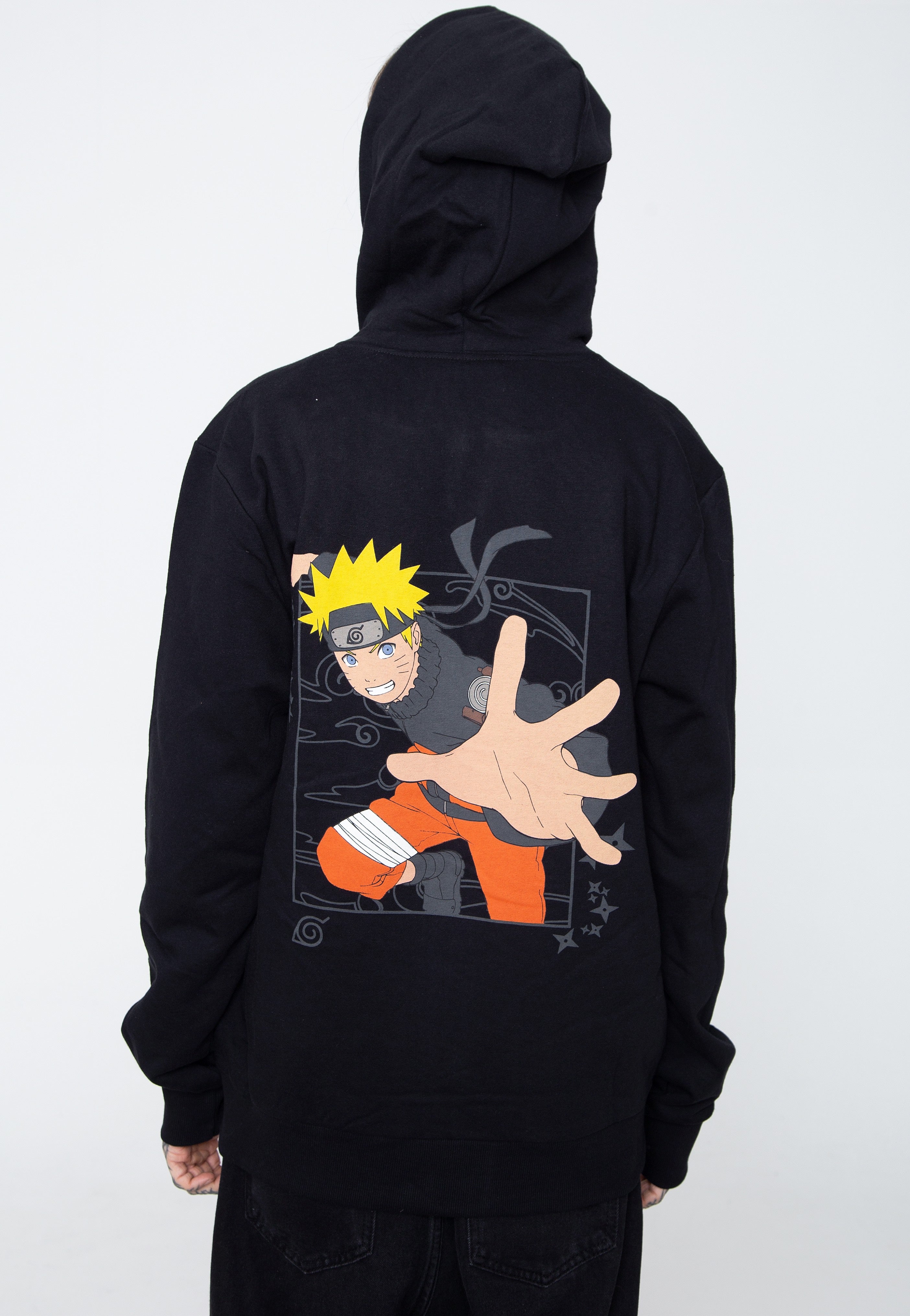 Naruto - Attack Backprint - Zipper | Men-Image