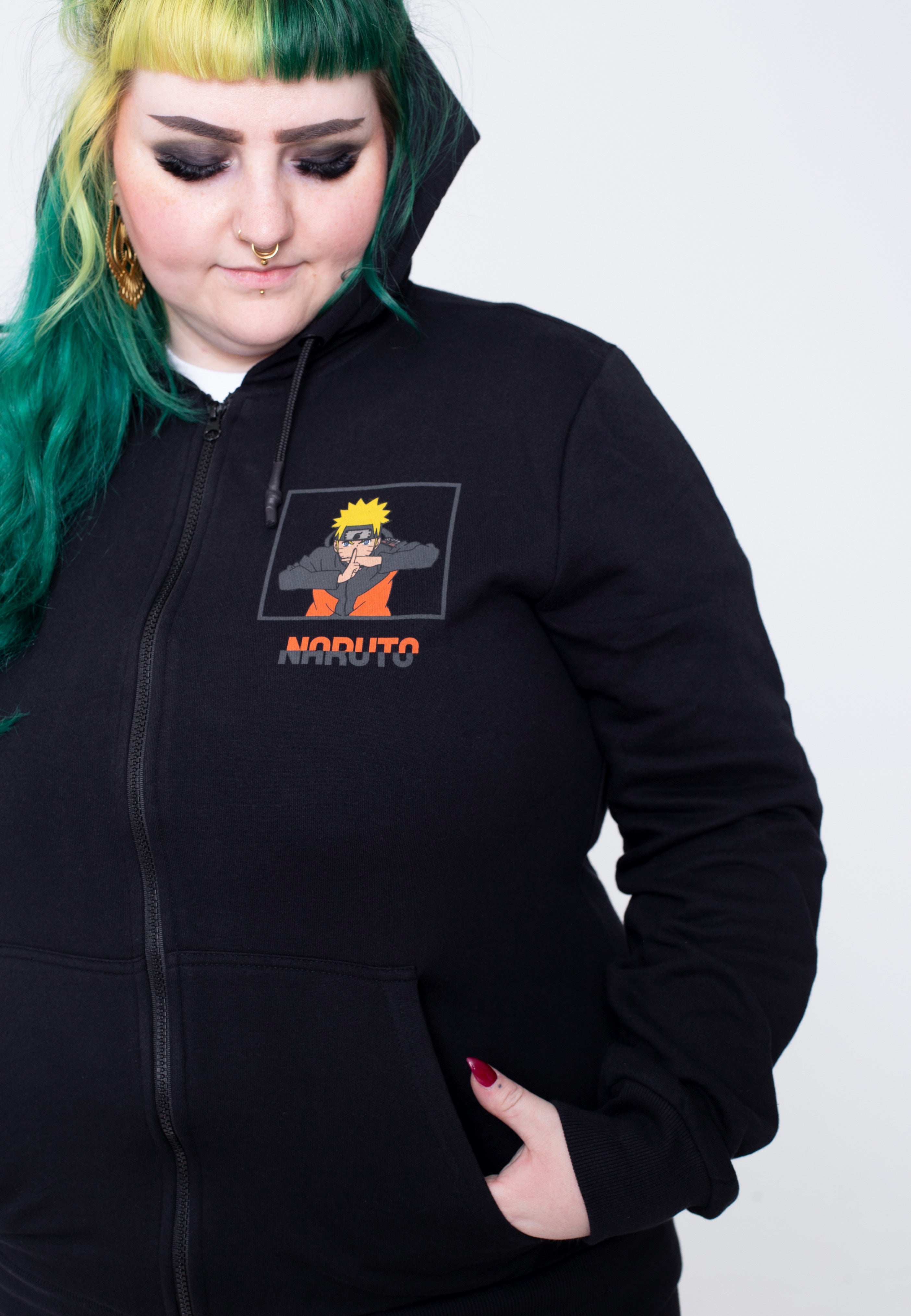 Naruto - Attack Backprint - Zipper | Women-Image