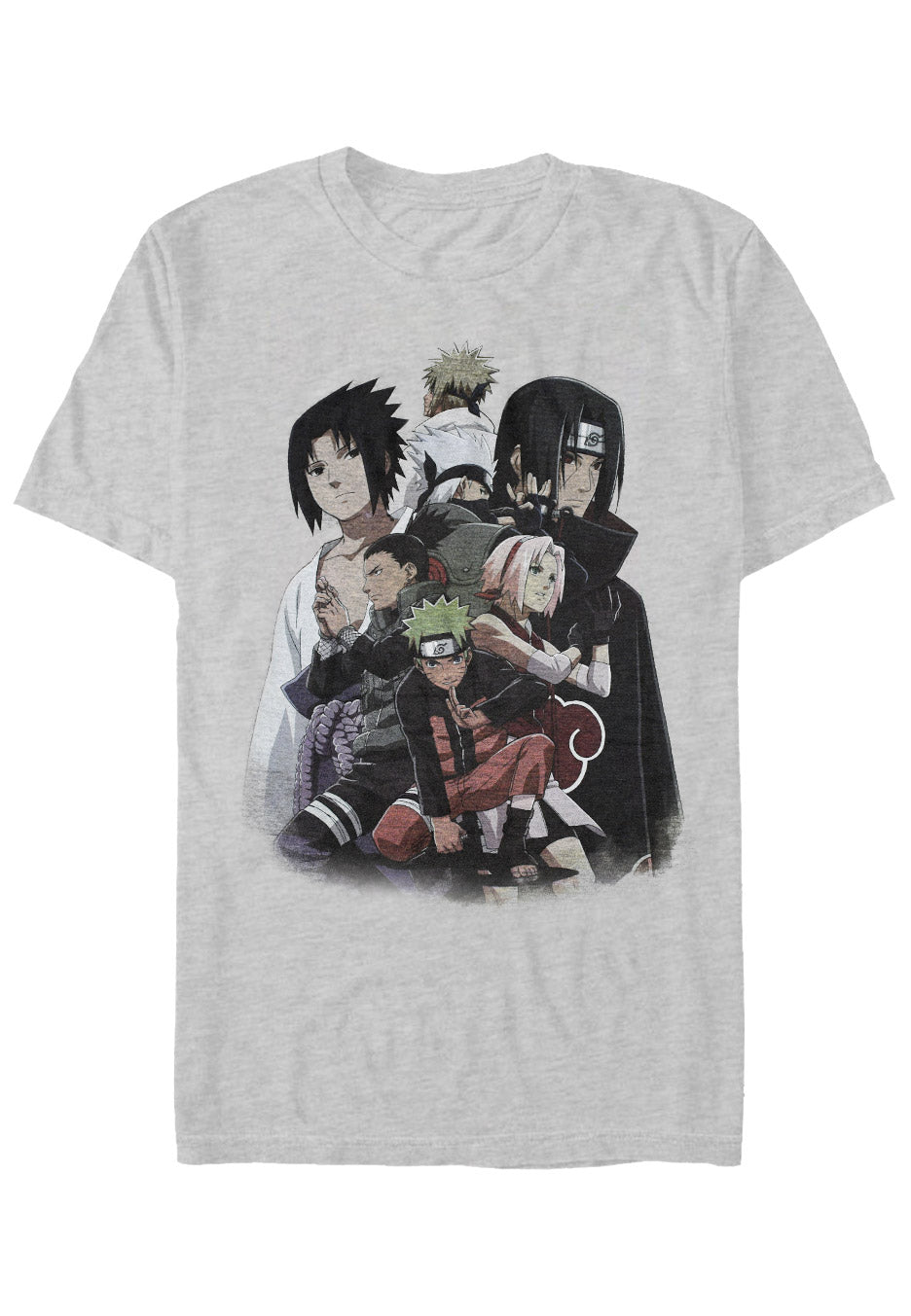 Naruto - Group Sport Grey - T-Shirt | Neutral-Image