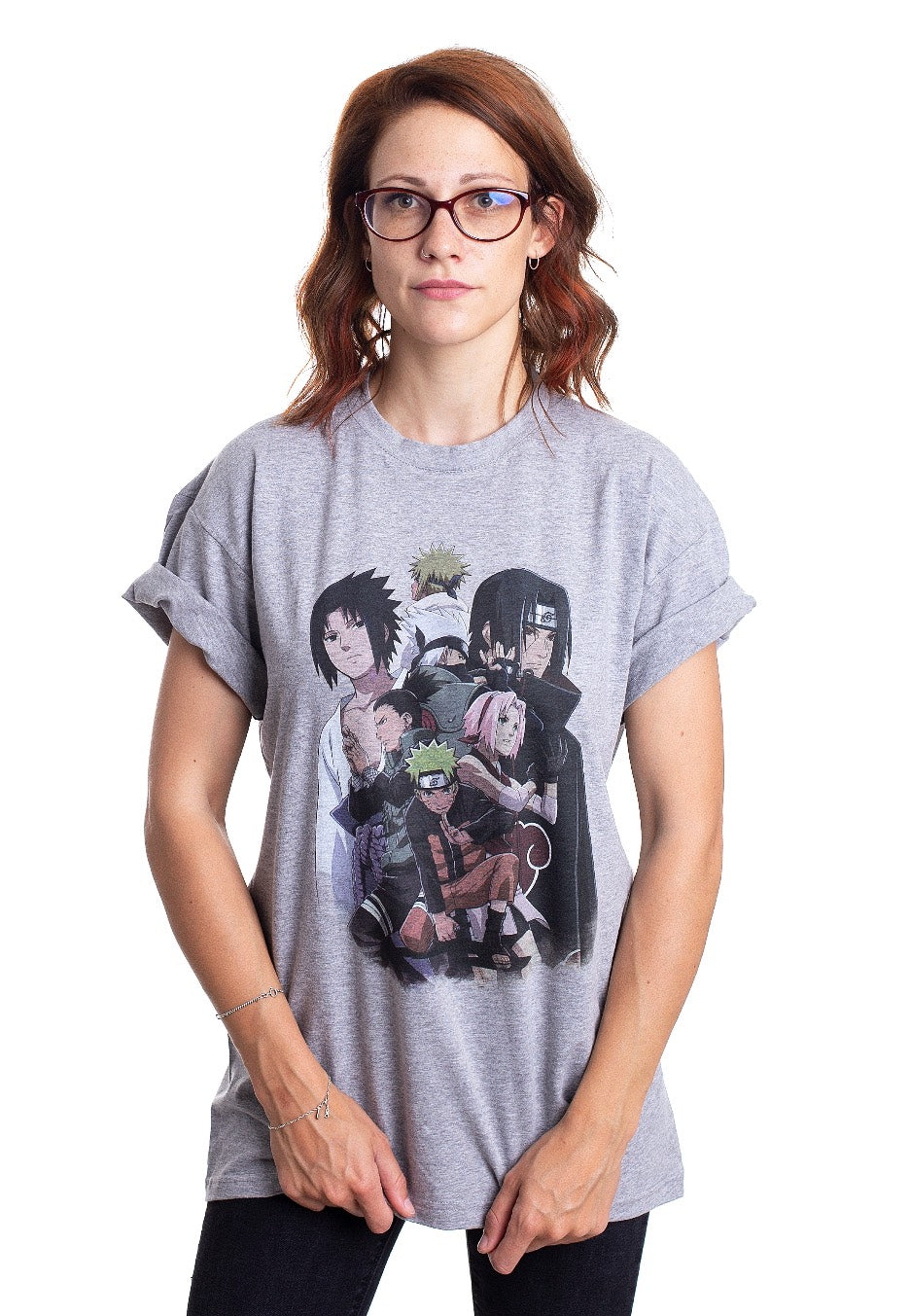 Naruto - Group Sport Grey - T-Shirt | Women-Image