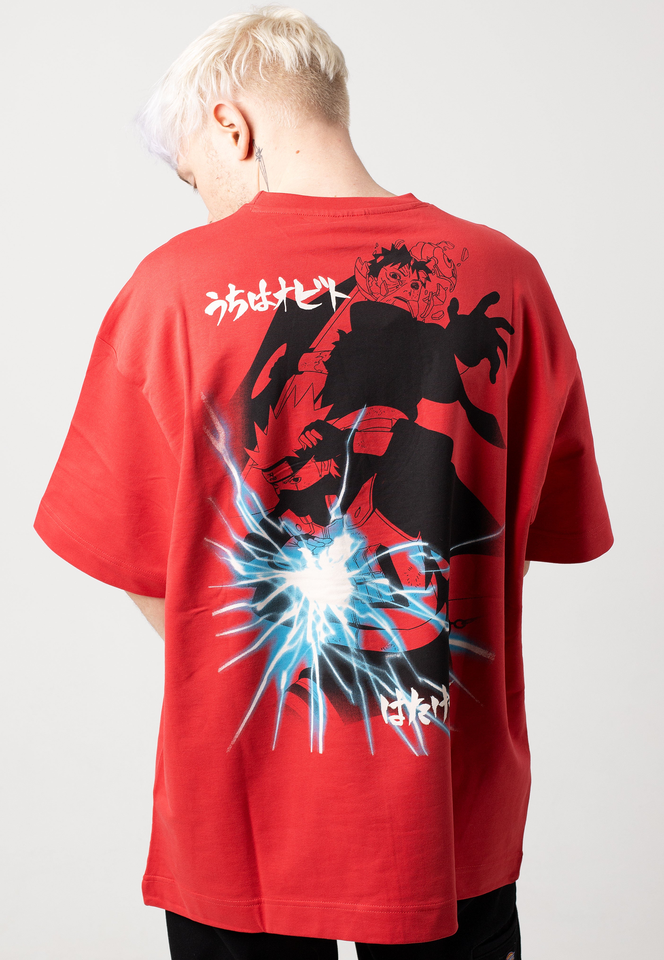 Neptun x Naruto - Kakashi & Obito Red - T-Shirt | Men-Image