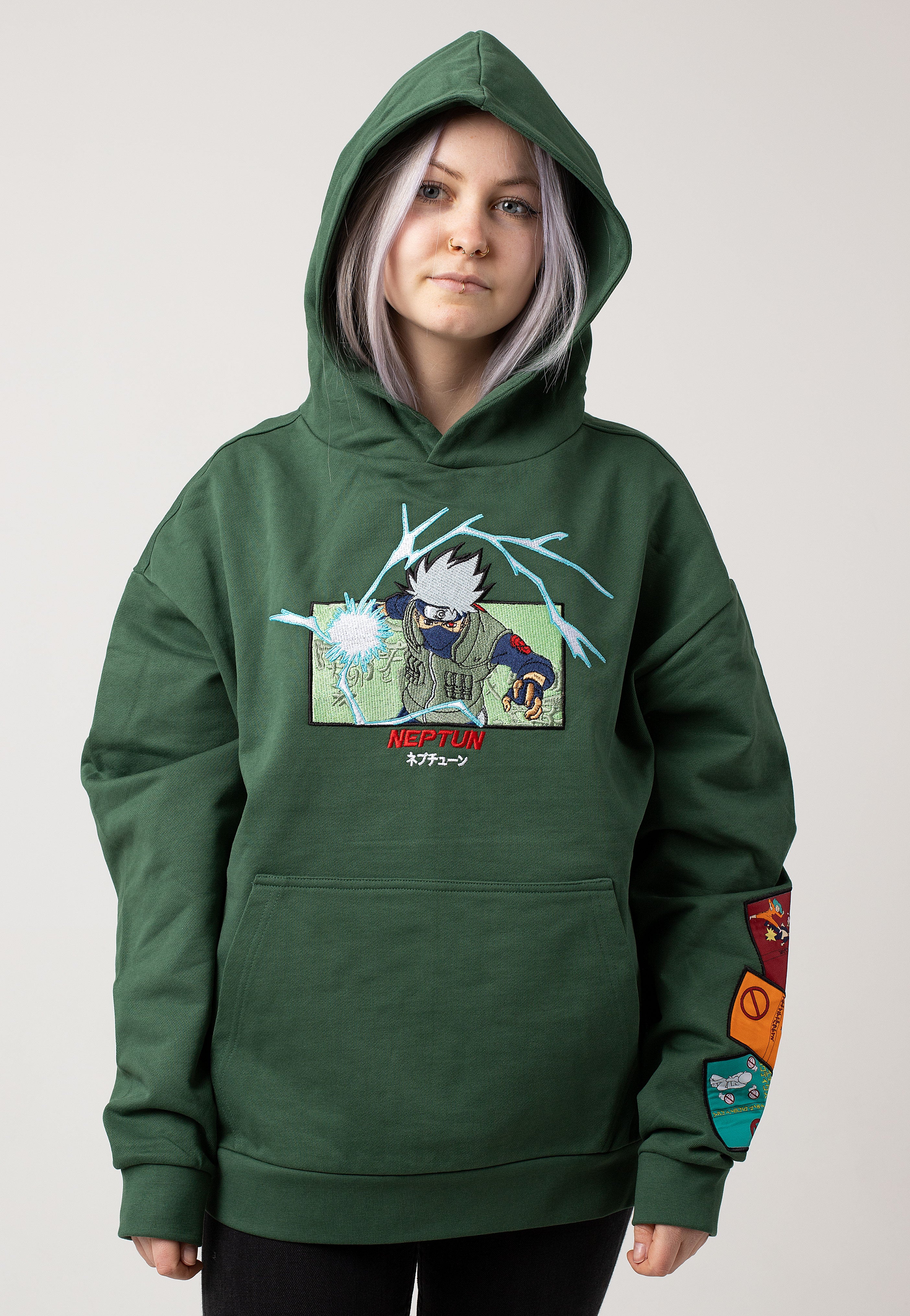 Naruto - Kakashi Green - Hoodie | Women-Image