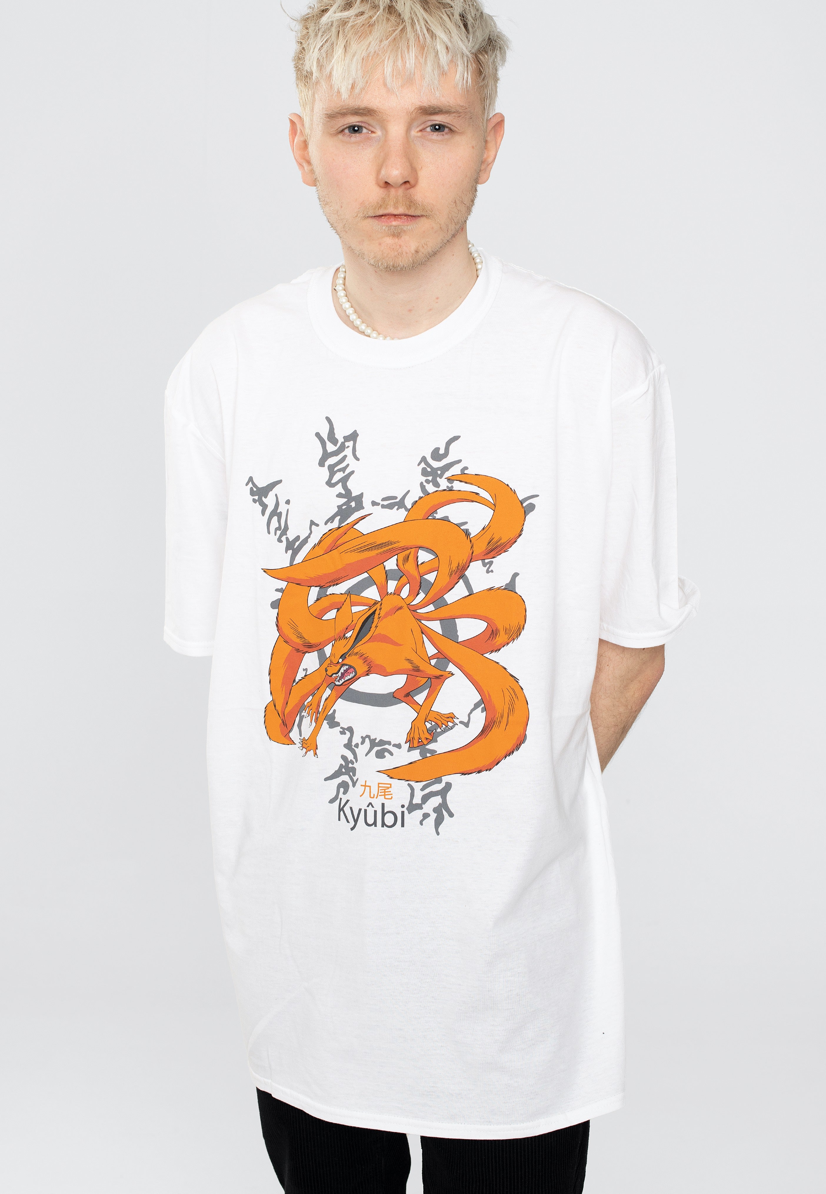 Naruto - Kyubi White - T-Shirt | Men-Image