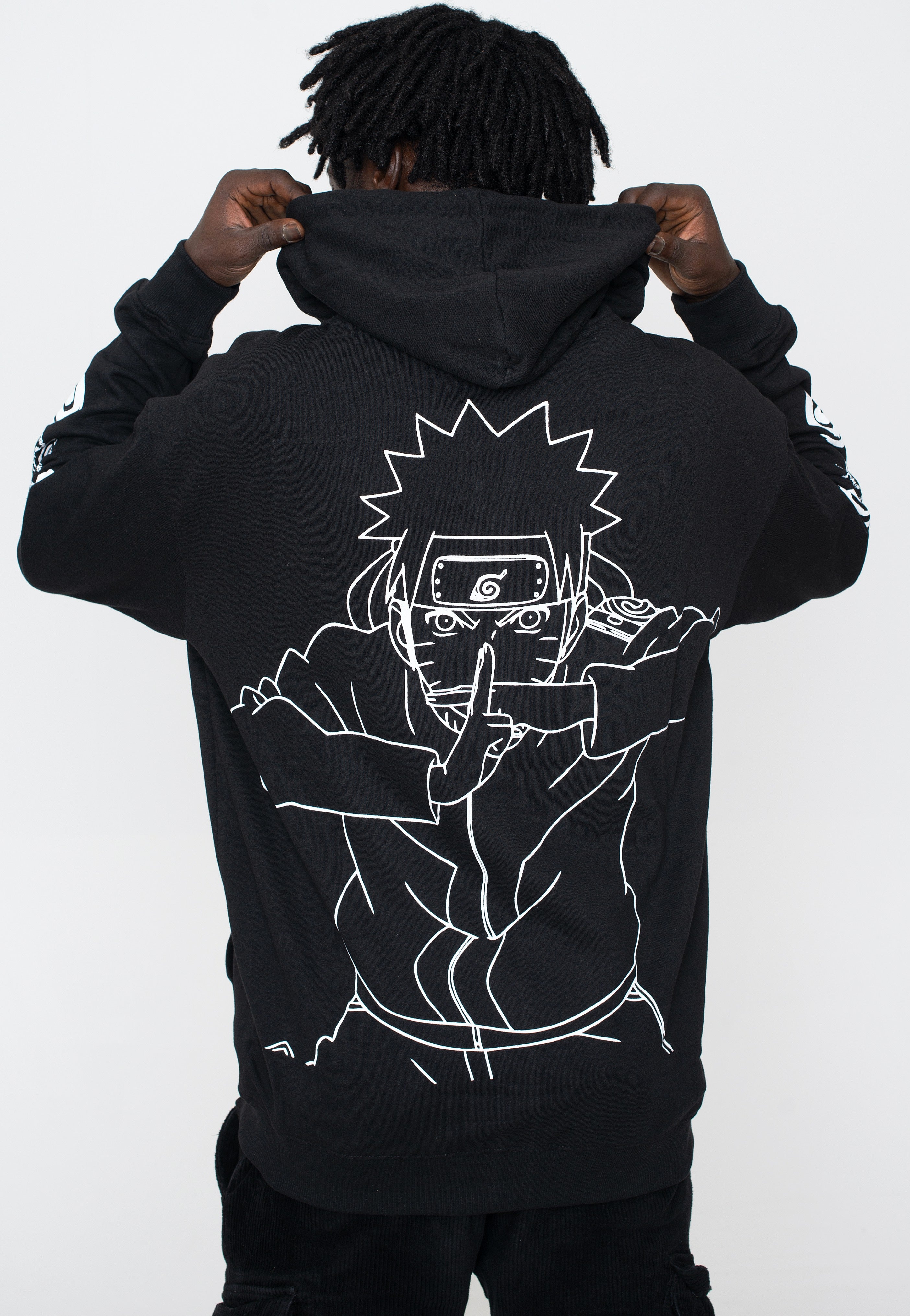 Naruto - Line Art - Zipper | Men-Image