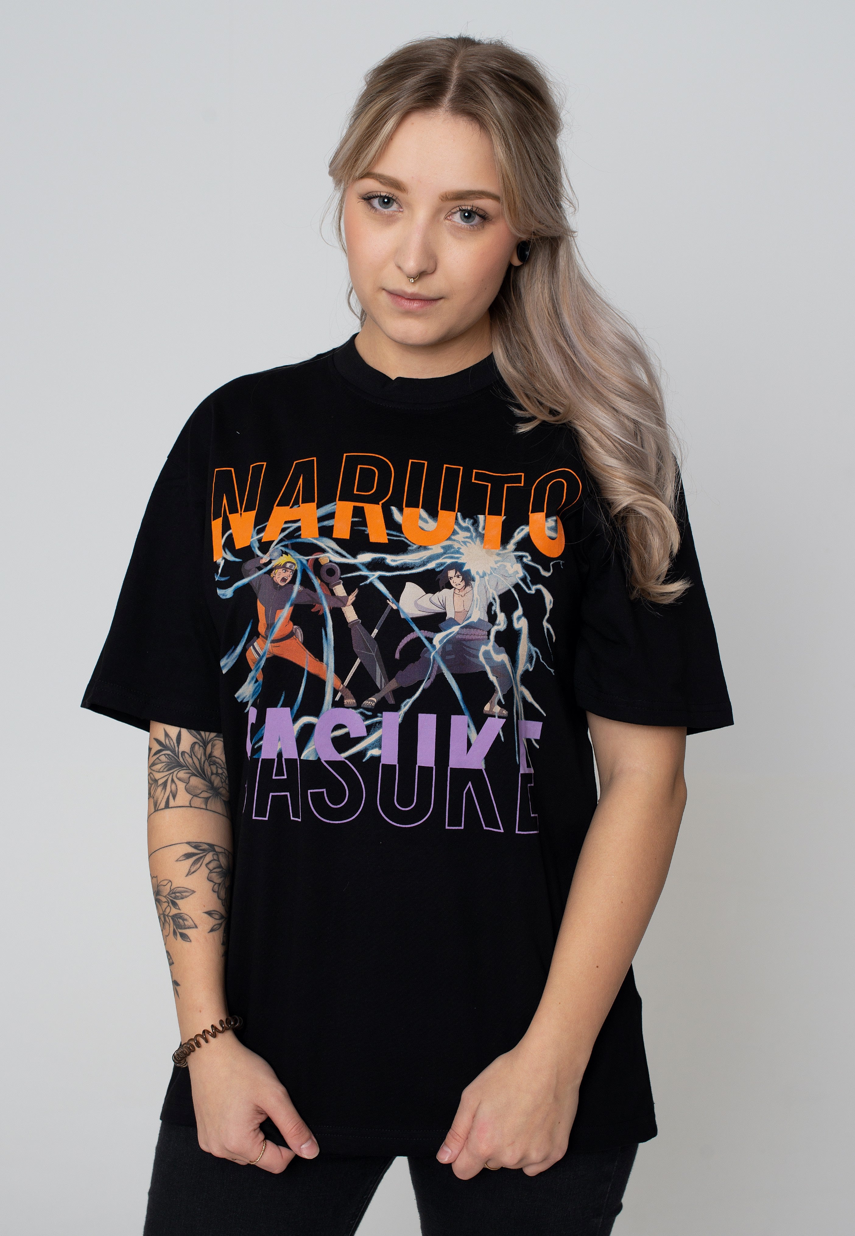 Naruto - Naruto And Sasuke - T-Shirt | Women-Image