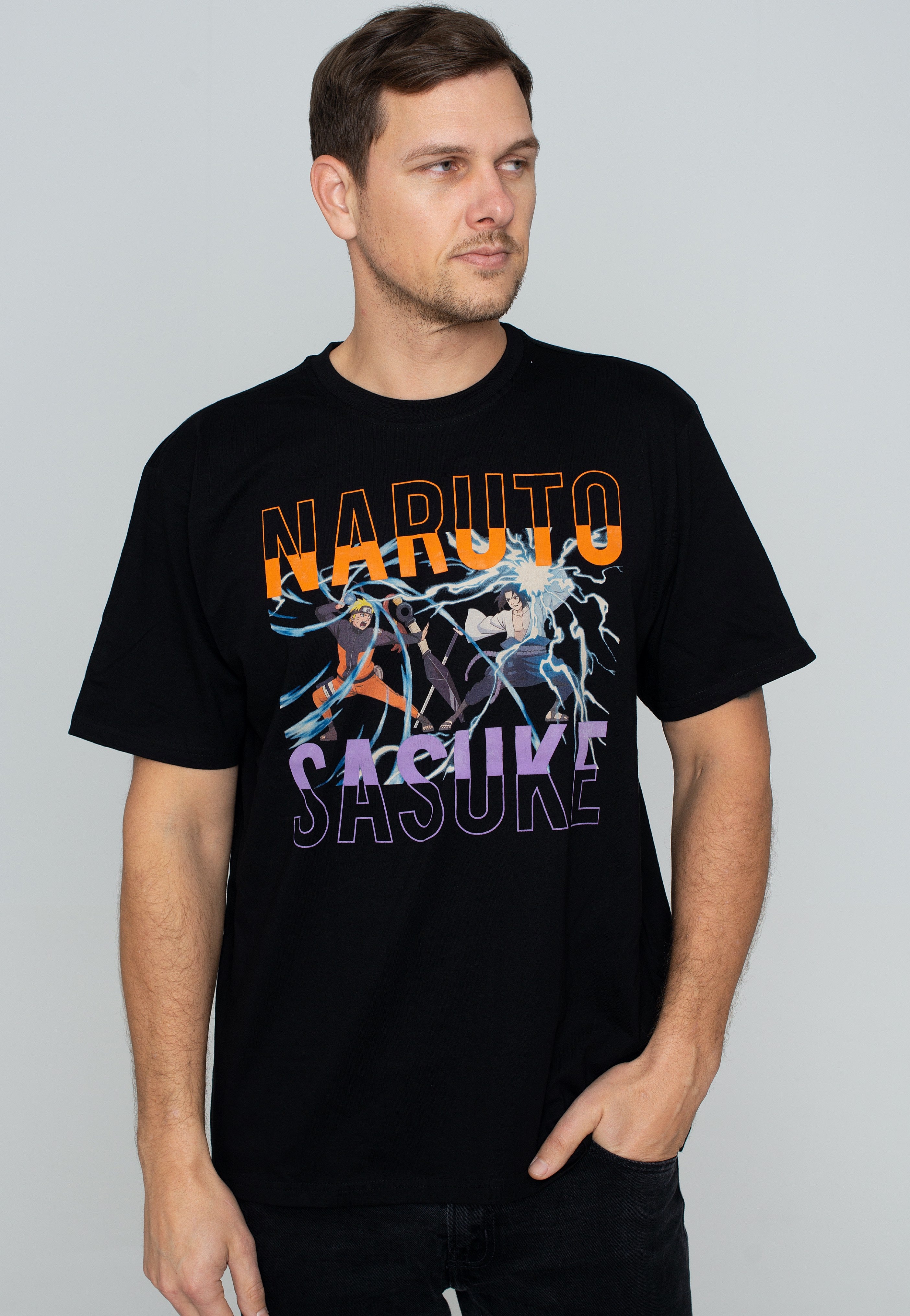 Naruto - Naruto And Sasuke - T-Shirt | Men-Image