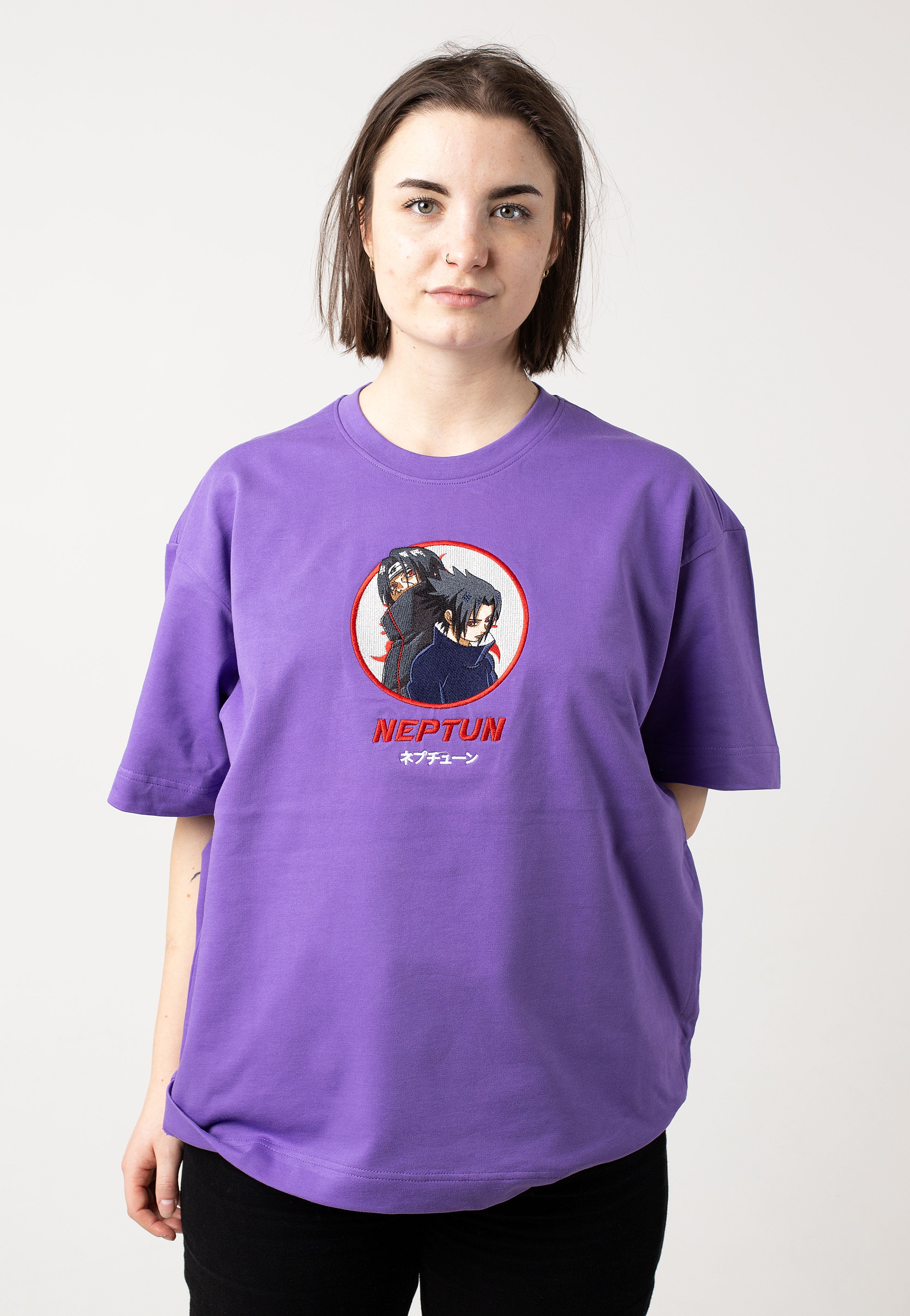 Naruto - Sasuke & Itachi Purple - T-Shirt | Women-Image