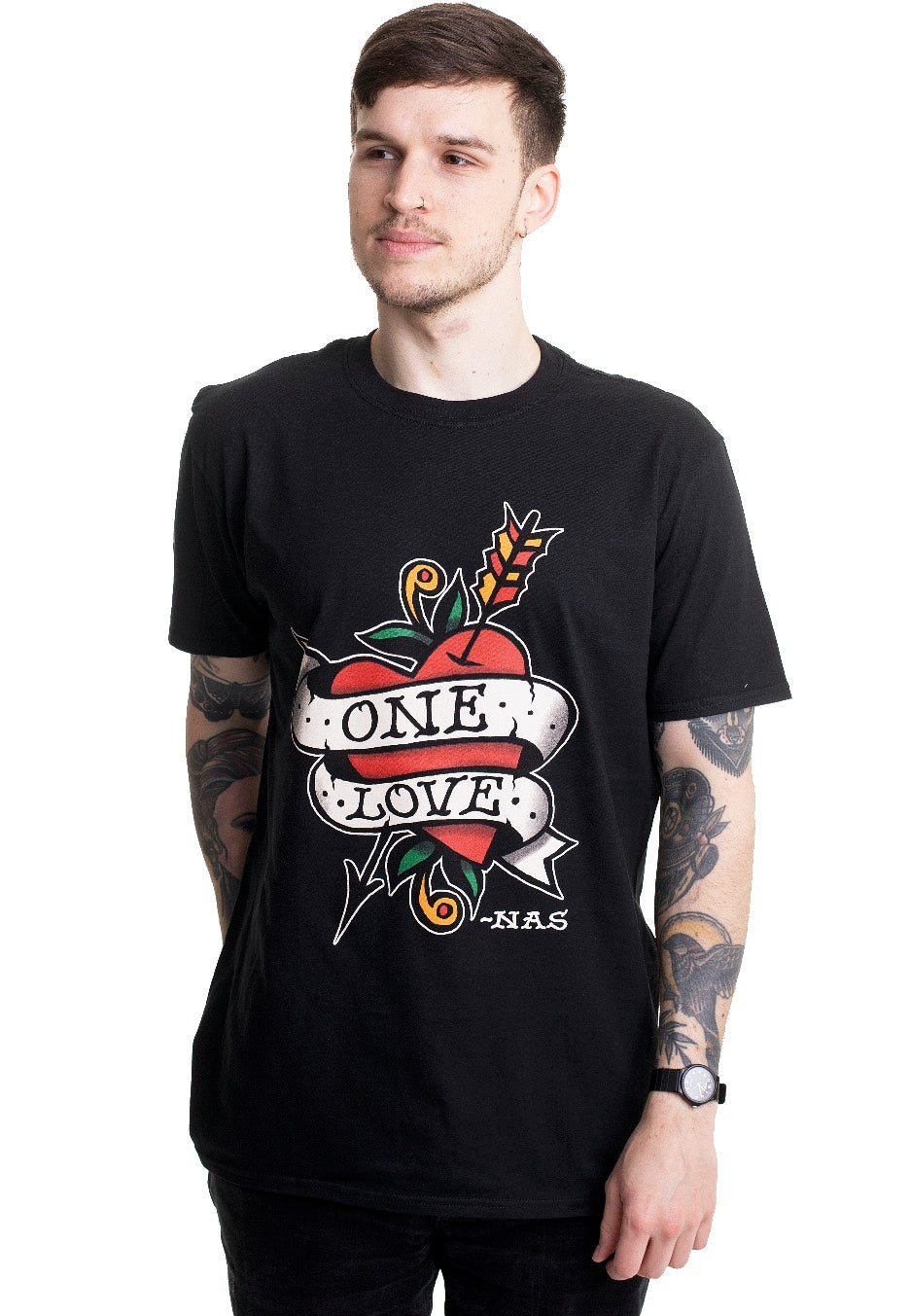 Nas - Love Tattoo - T-Shirt | Men-Image