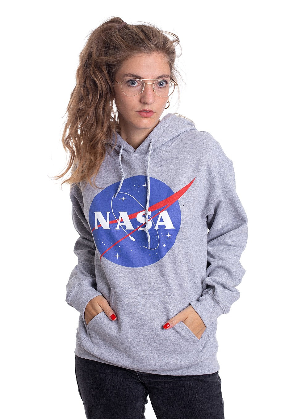 Nasa - Insignia Logo Grey - Hoodie | Women-Image