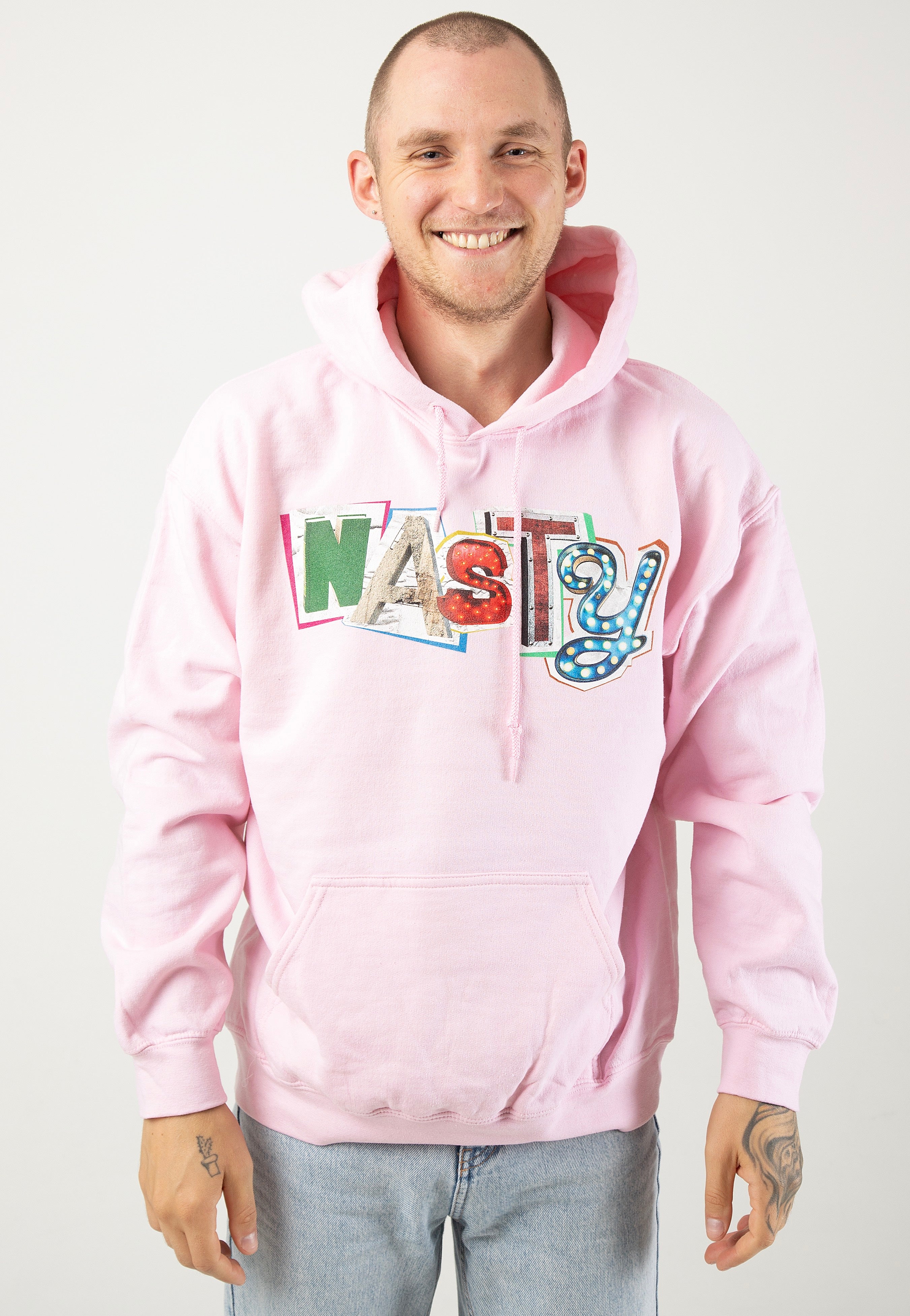 Nasty - Aggro Punk Candy Light Pink - Hoodie | Men-Image