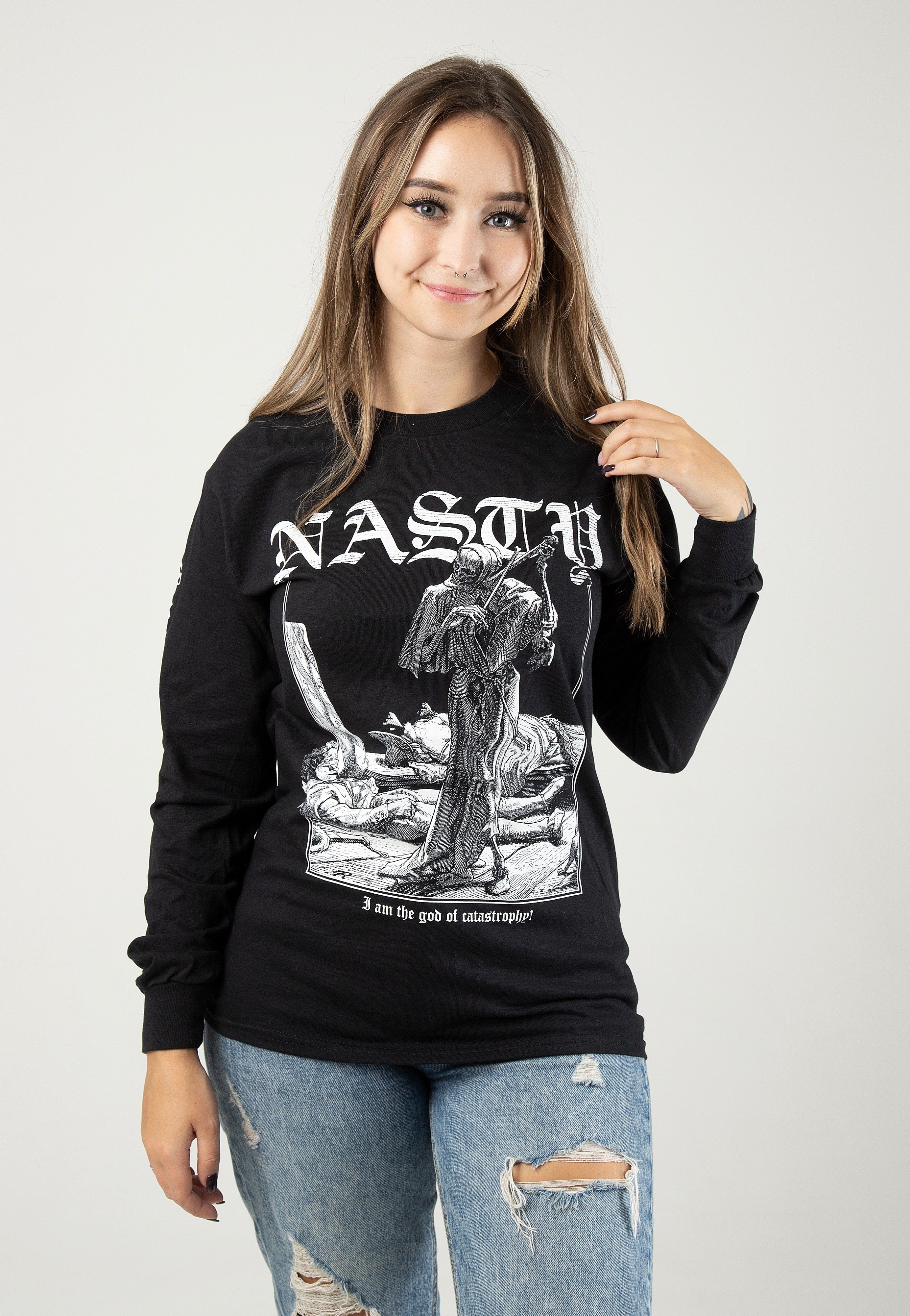 Nasty - God Of Catastrophy - Longsleeve | Women-Image