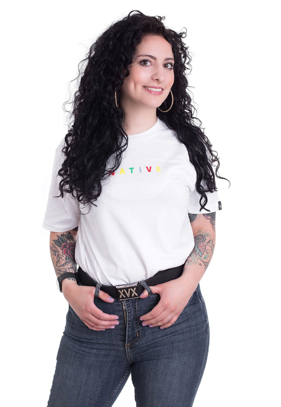 Native Brand - Primary White - T-Shirt | Women-Image