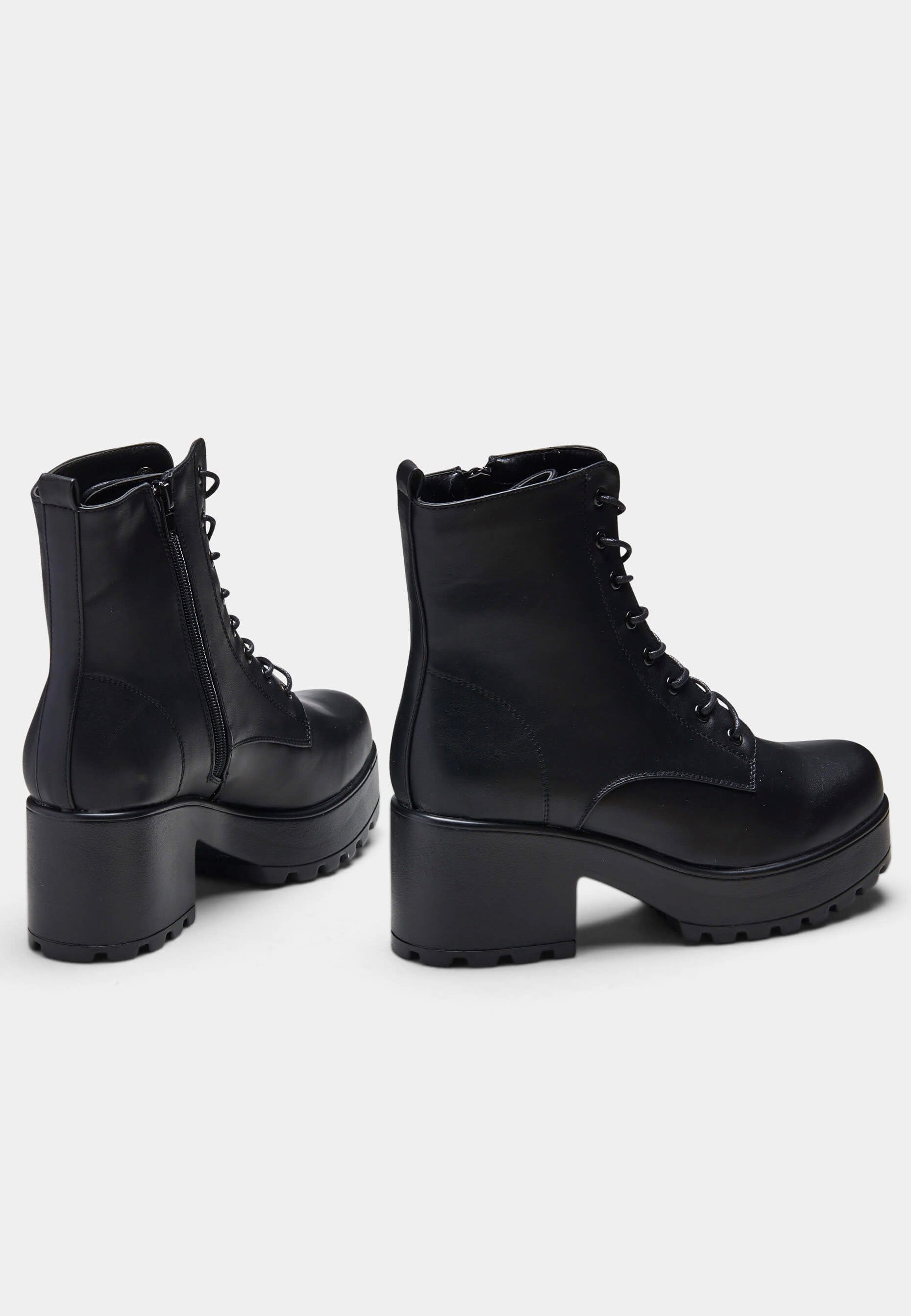 Koi Footwear - GIN Platform Military Black - Girl Shoes | Women-Image