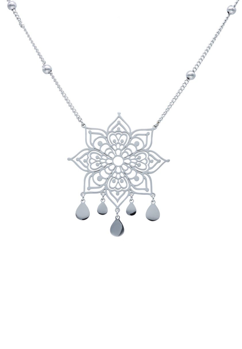 Wildcat - Mandala Silver - Necklace | Neutral-Image