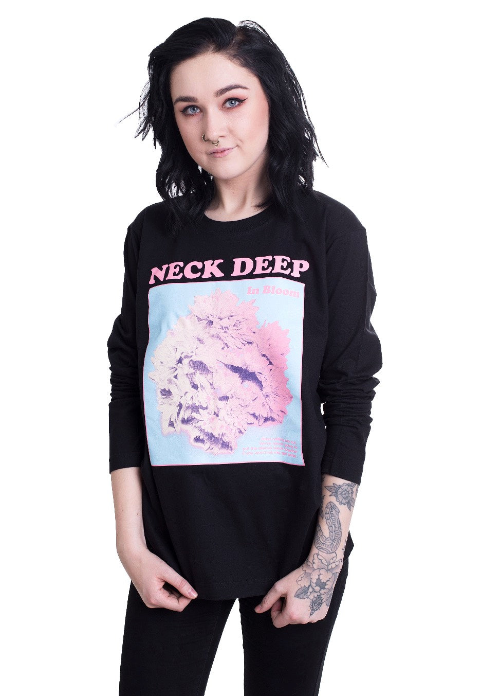 Neck Deep - Bloom Flowers - Longsleeve | Women-Image