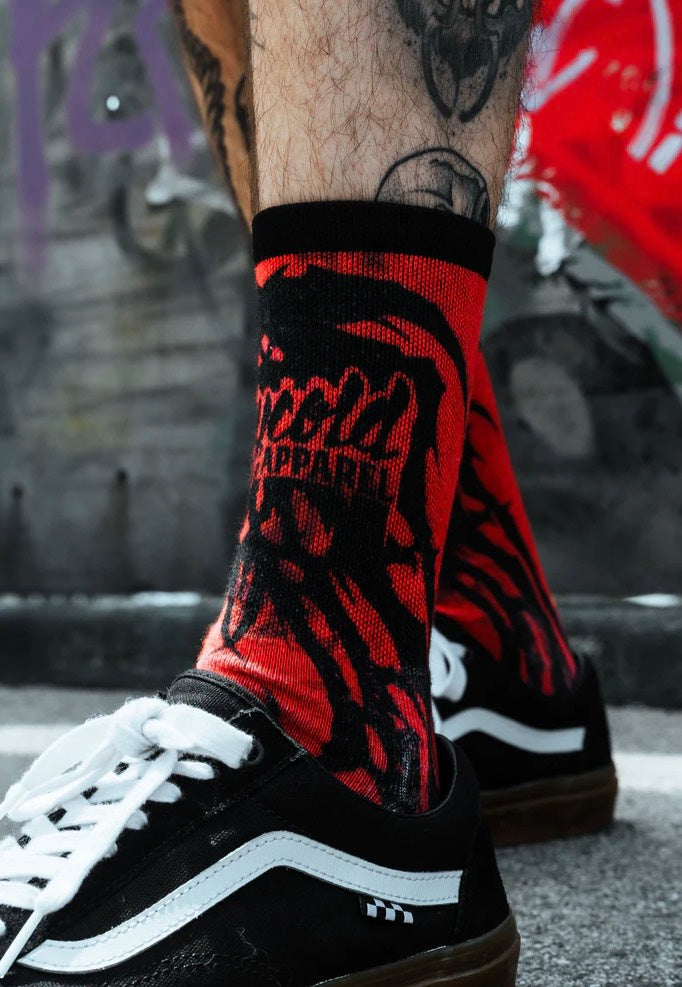 Stay Cold Apparel - Necroblade Comfort Red - Socks | Neutral-Image