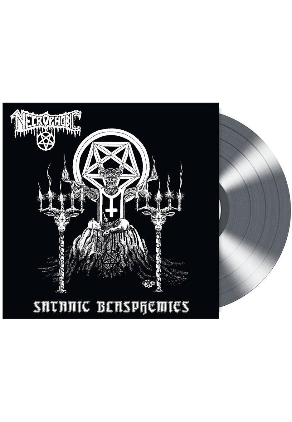 Necrophobic - Satanic Blasphemies (Re-Issue 2022) Silver - Colored Vinyl | Neutral-Image