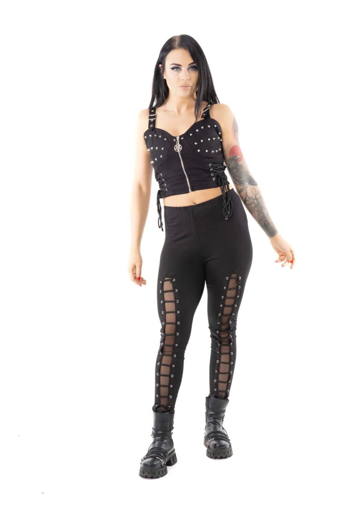 Chemical Black - Nemy Black - Leggings | Women-Image