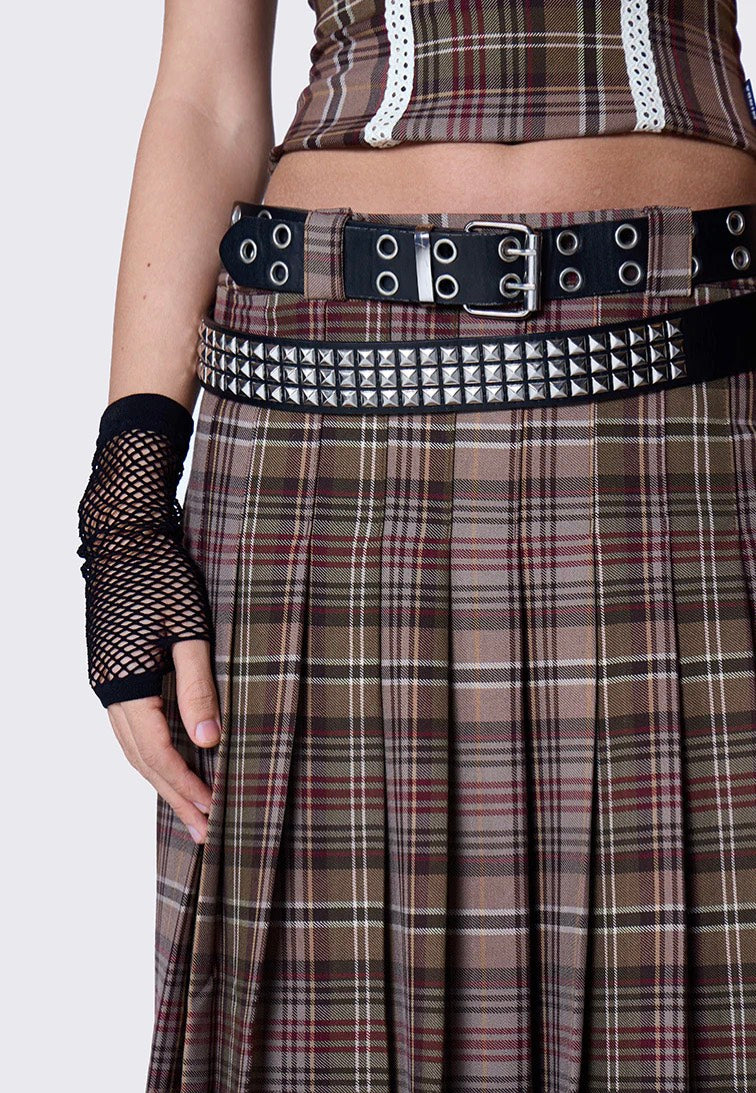 Minga London - Nenna Pleated Tartan - Skirt | Women-Image