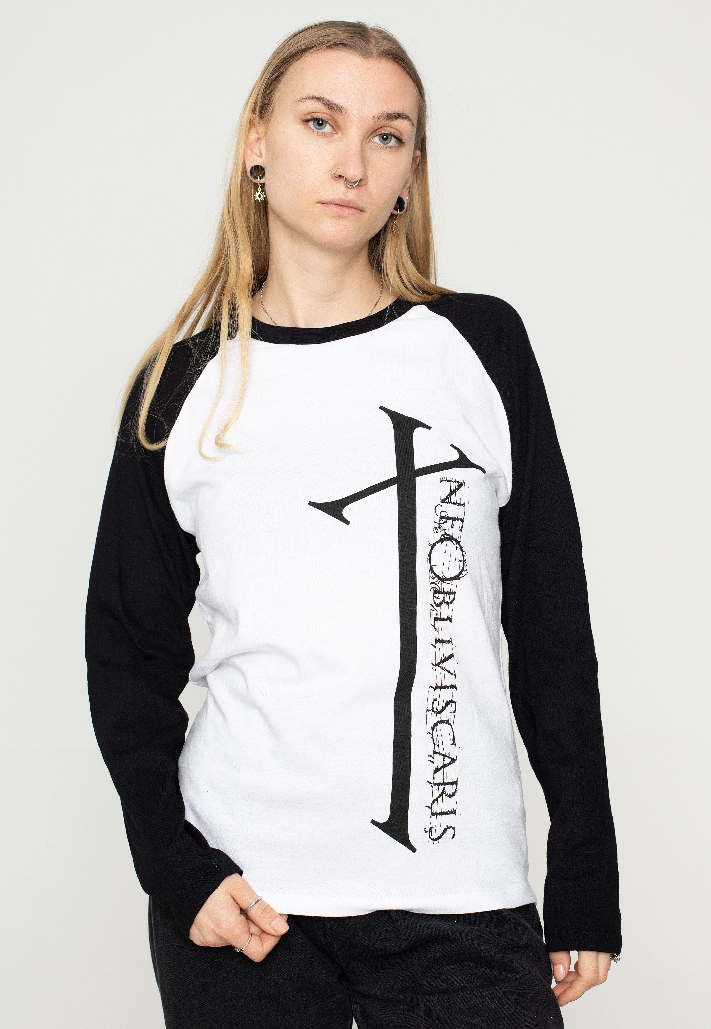 Ne Obliviscaris - Exul Cross White/Black - Longsleeve | Women-Image