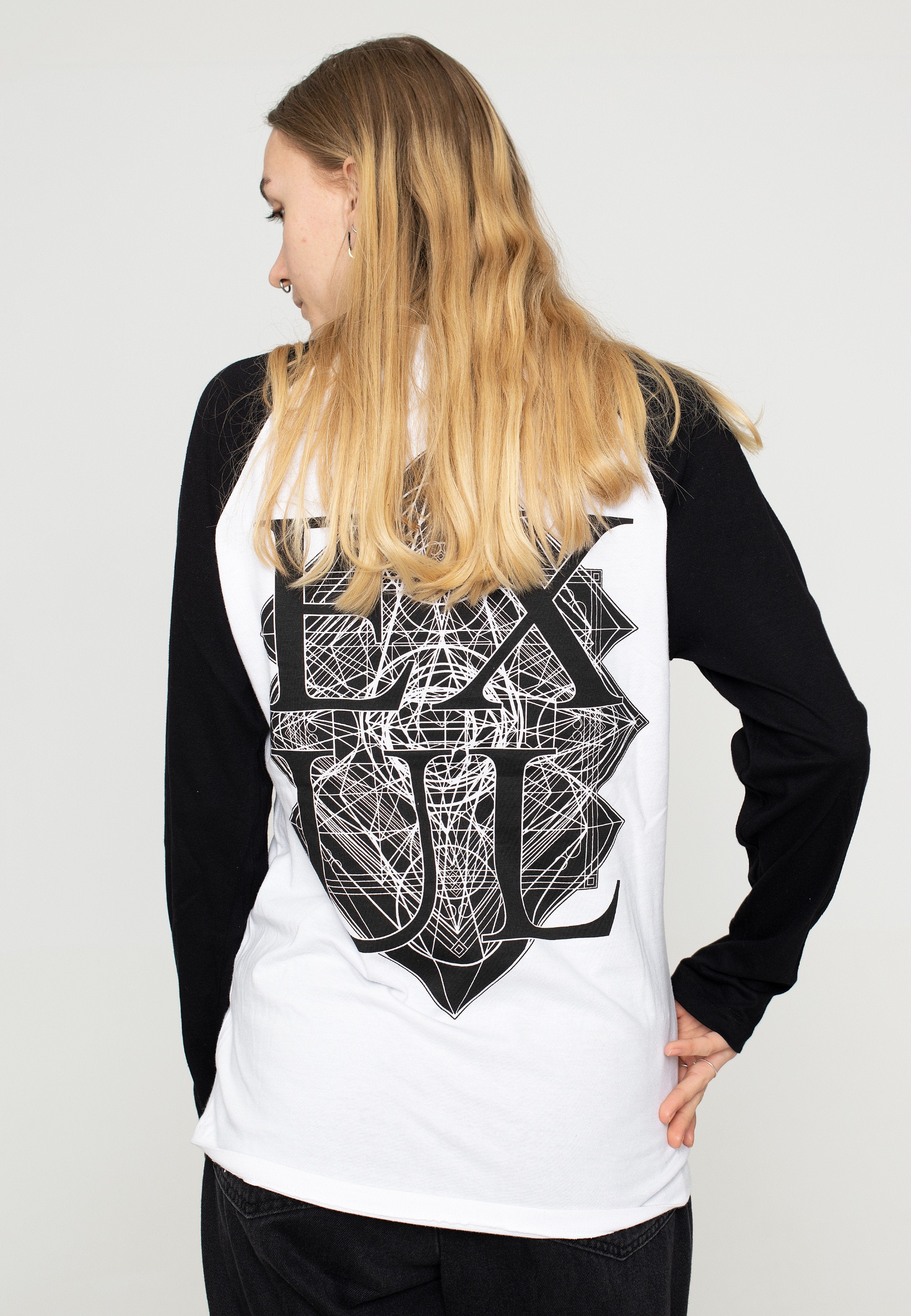 Ne Obliviscaris - Exul Cross White/Black - Longsleeve | Women-Image