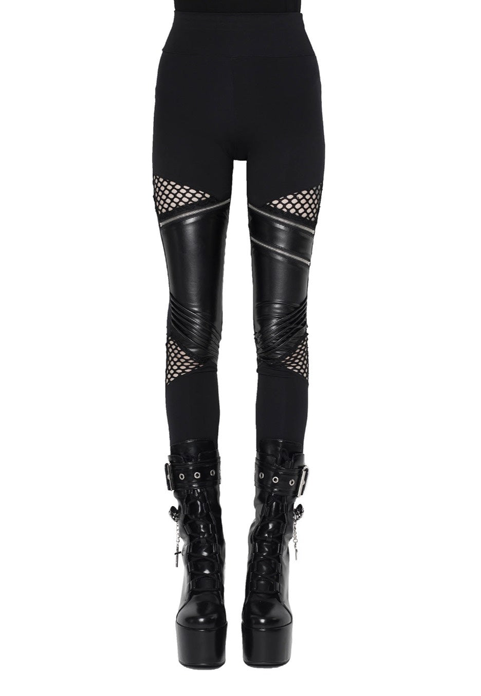 Killstar - Neo Noir Black - Leggings | Women-Image