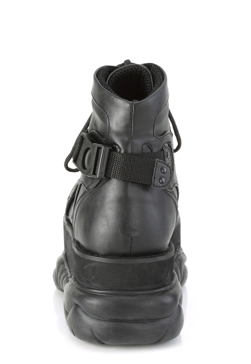 DemoniaCult - Neptune 181 Black Vegan Leather - Girl Shoes | Women-Image