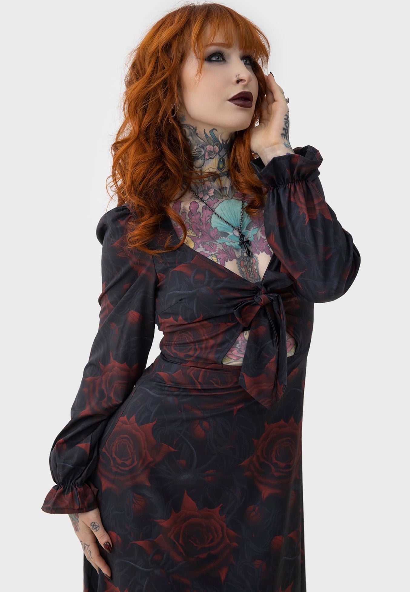 Killstar - Neve's Nightmare Black/Red - Dress | Women-Image