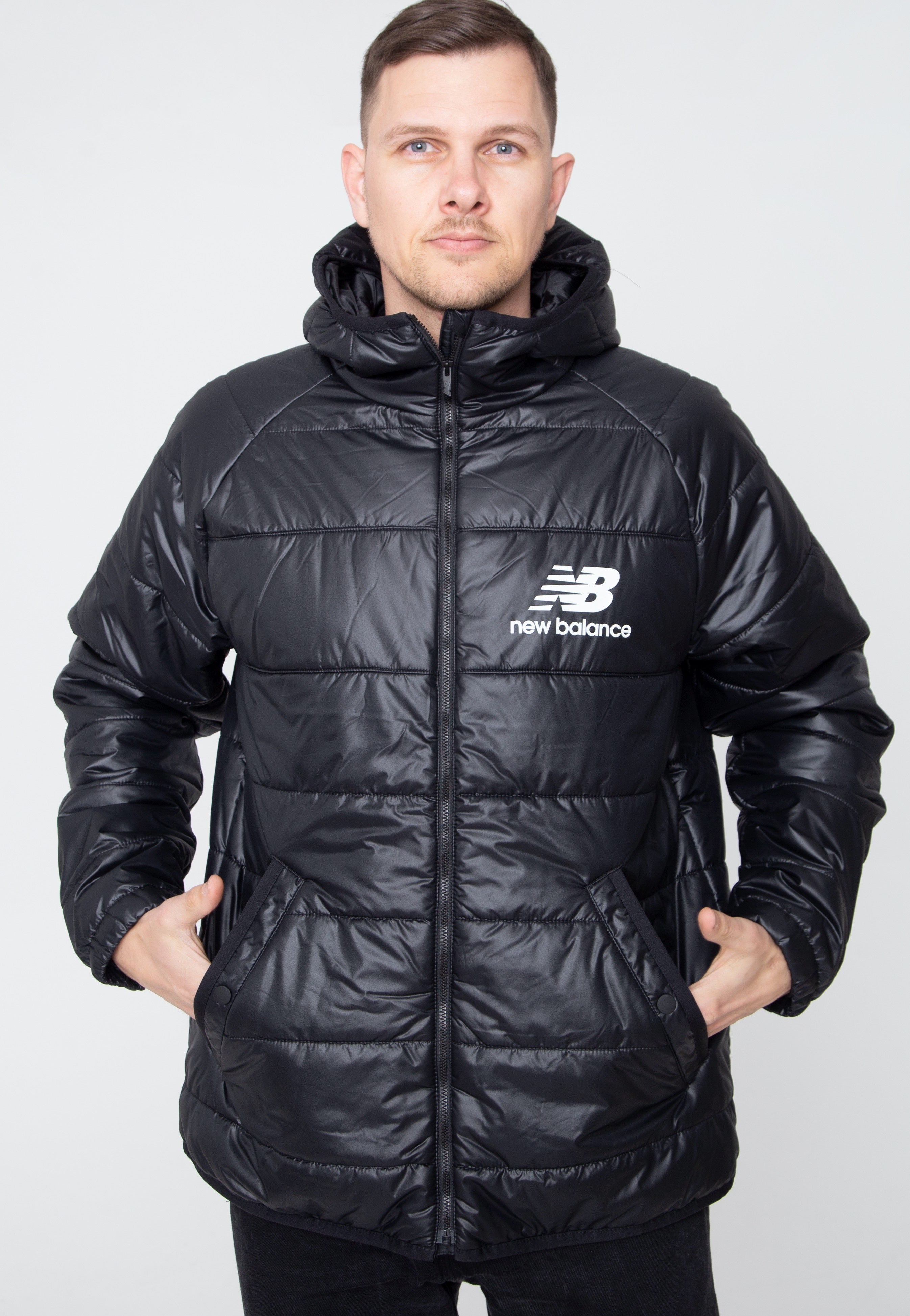 New Balance - MJ13513 Black - Jacket | Men-Image