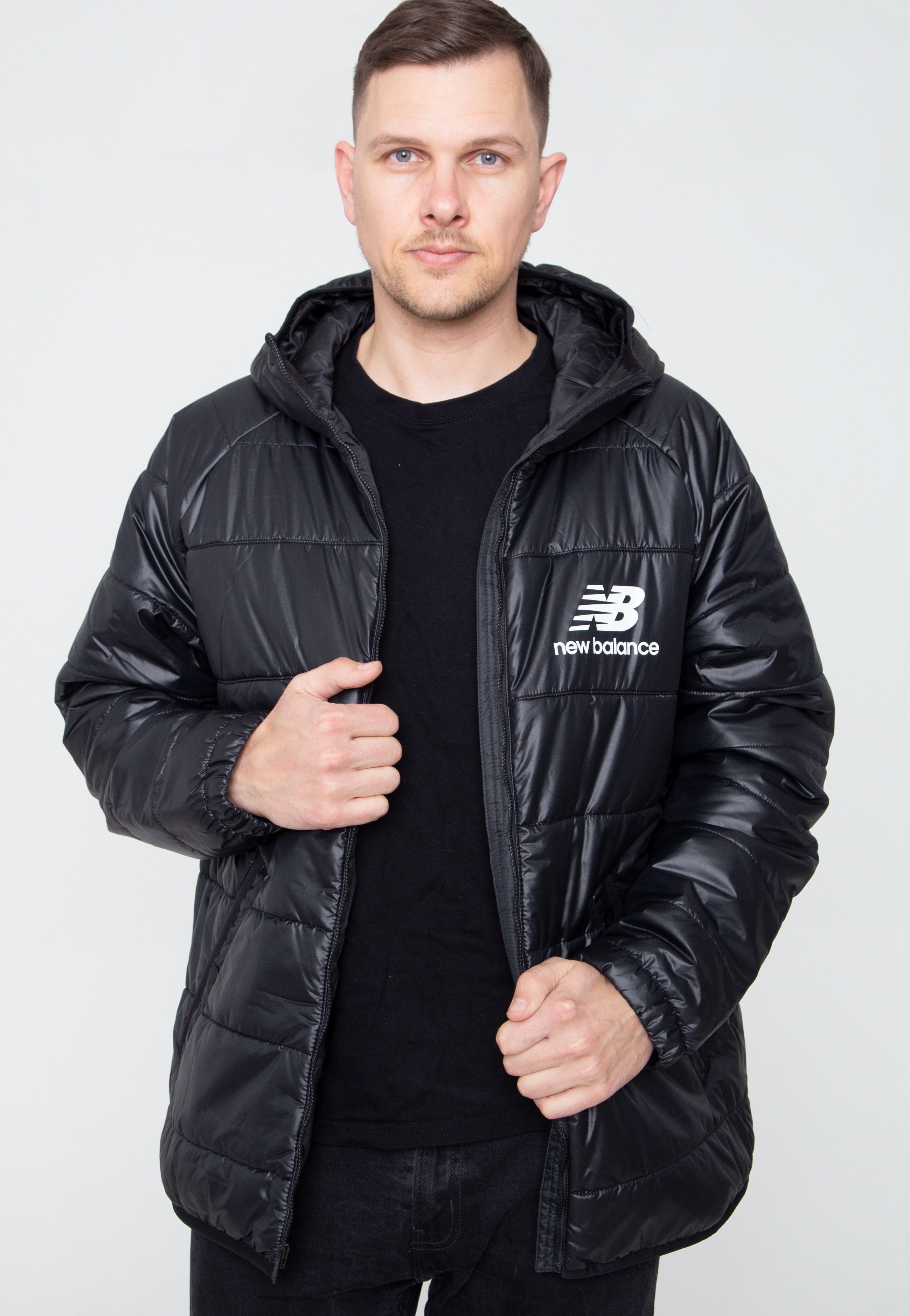 New Balance - MJ13513 Black - Jacket | Men-Image