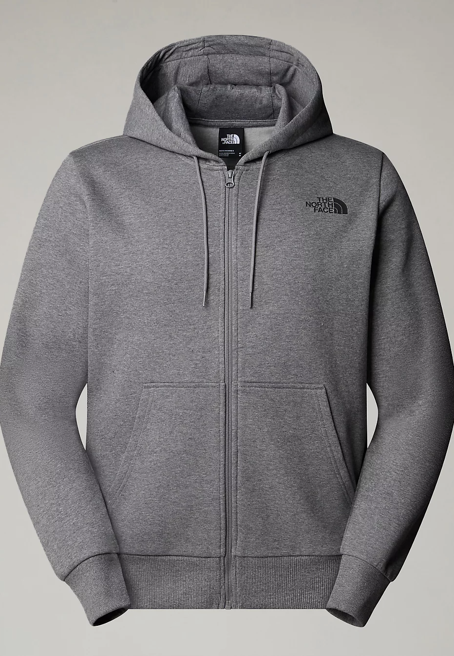 The North Face - Simple Dome Full Zip Tnf Mediumgrey Heather - Zipper | Men-Image