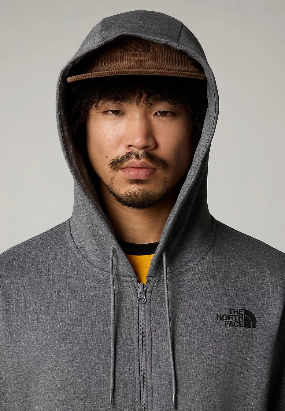 The North Face - Simple Dome Full Zip Tnf Mediumgrey Heather - Zipper | Men-Image