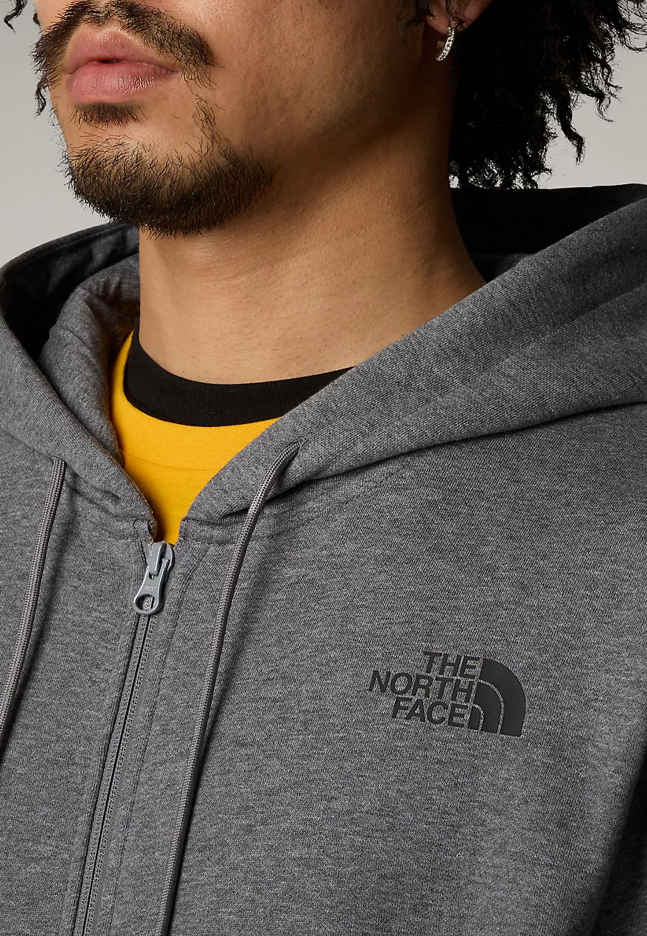 The North Face - Simple Dome Full Zip Tnf Mediumgrey Heather - Zipper | Men-Image