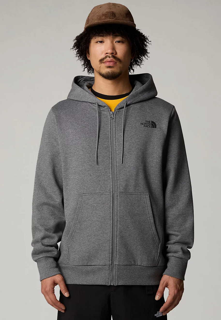 The North Face - Simple Dome Full Zip Tnf Mediumgrey Heather - Zipper | Men-Image