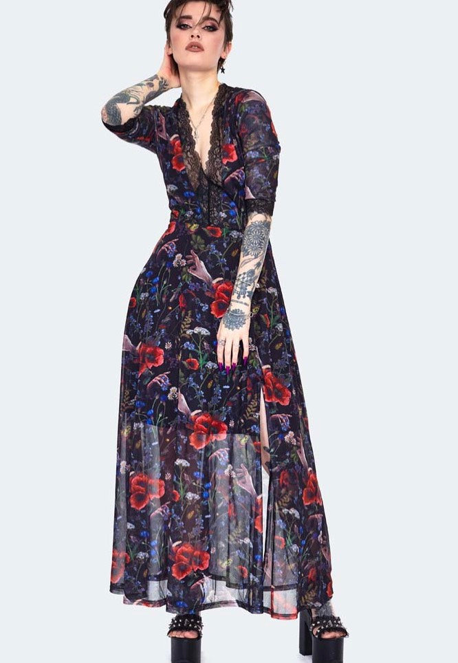 Jawbreaker - Night Meadow Maxi Multi - Dress | Women-Image