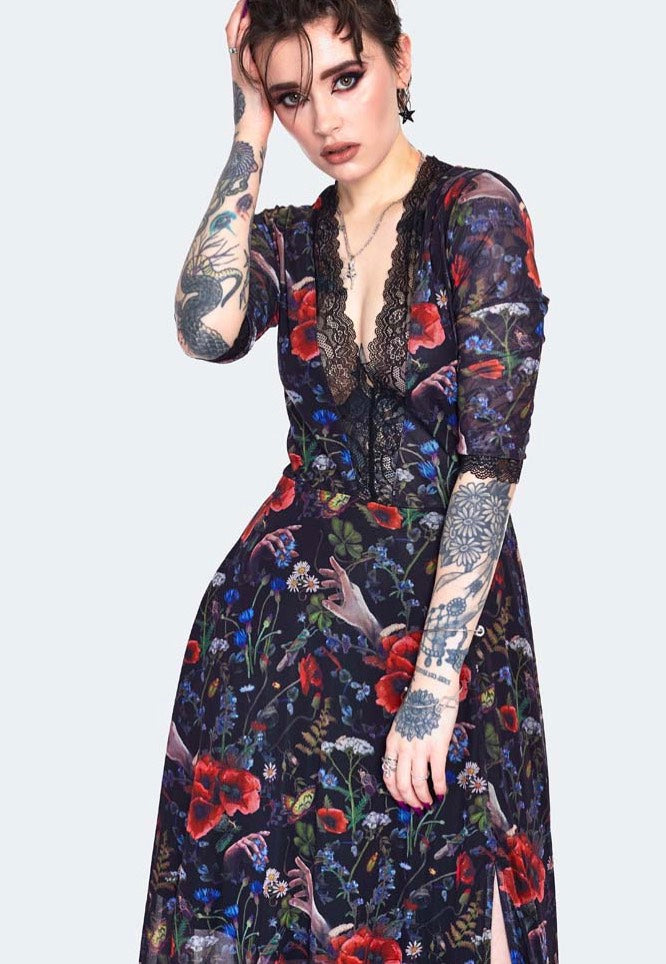 Jawbreaker - Night Meadow Maxi Multi - Dress | Women-Image